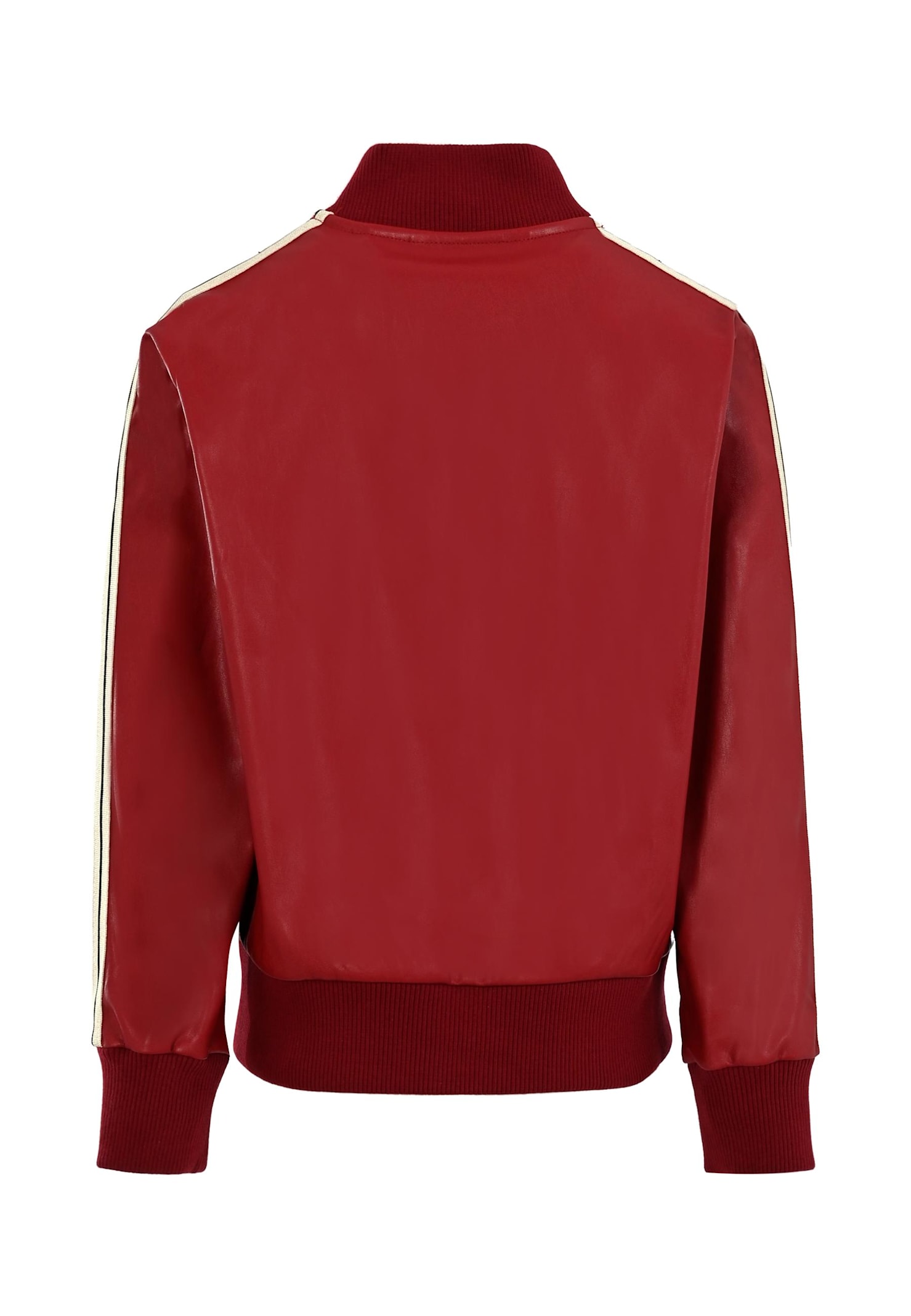 Palm Angels Stripe-detail Bomber Jacket In Red