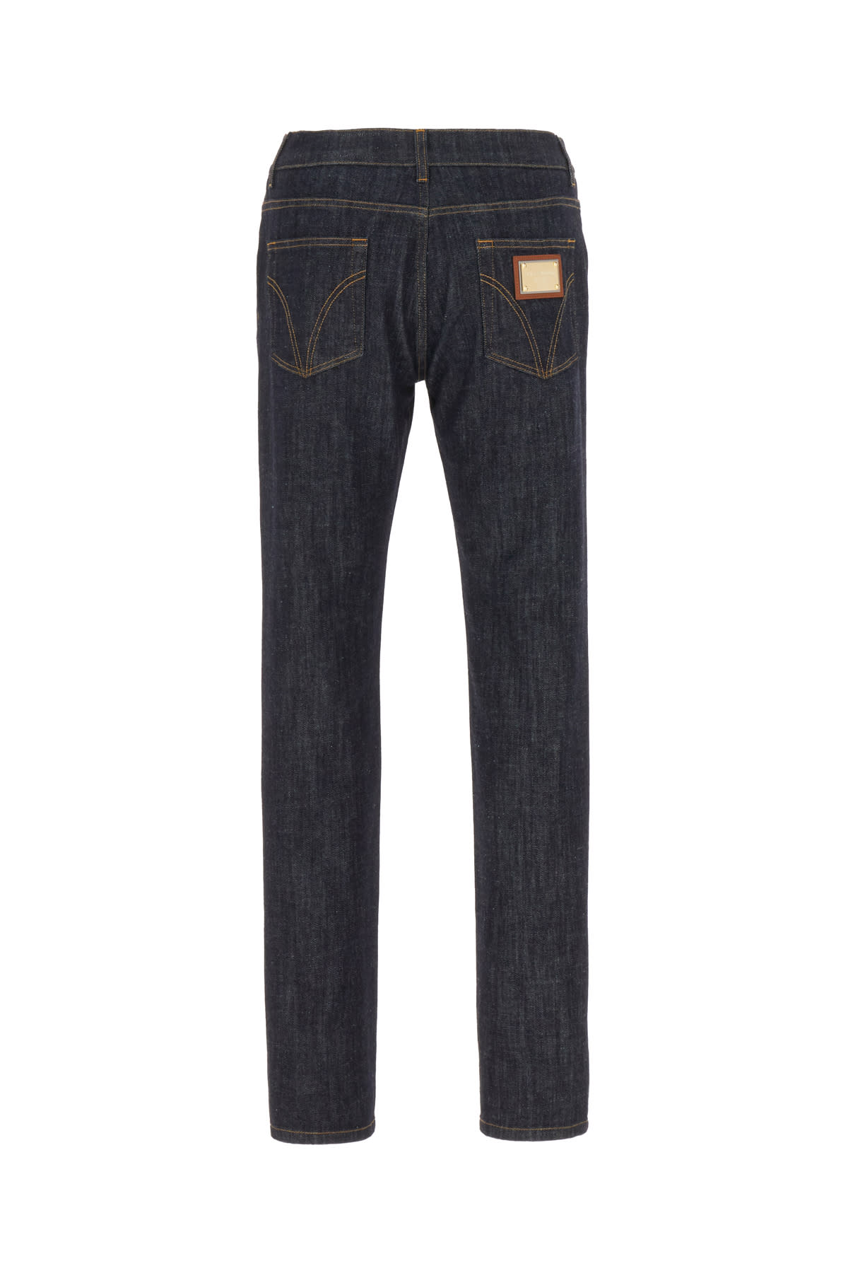 Shop Dolce & Gabbana Midnight Blue Denim Jeans In Variante Abbinata