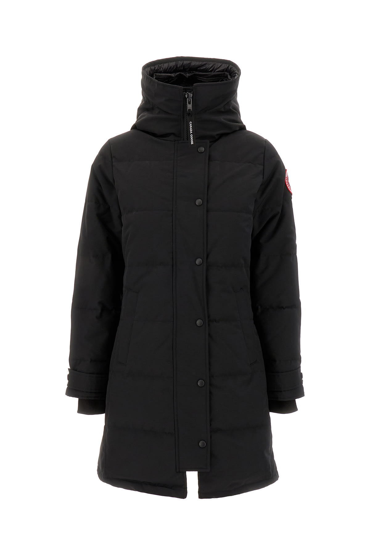 Shop Canada Goose Black Polyester Blend Shelburne Down Jacket In 61