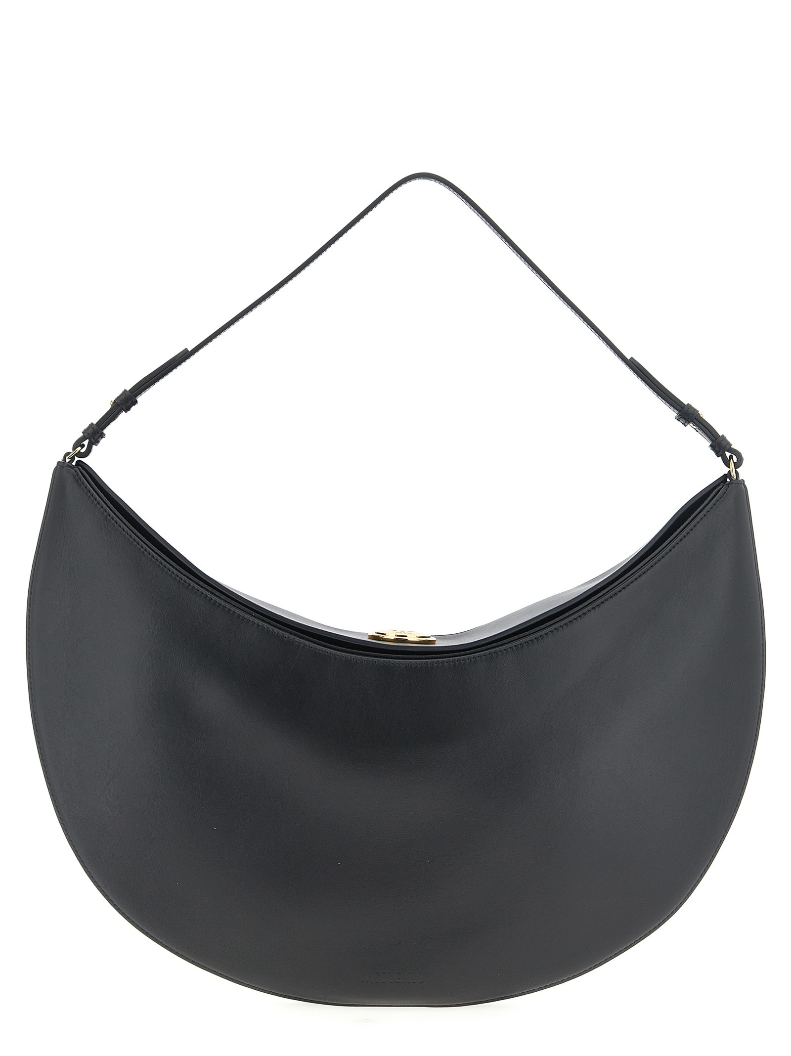 Jacquemus Le Sac Ovalo Shoulder Bag In Black