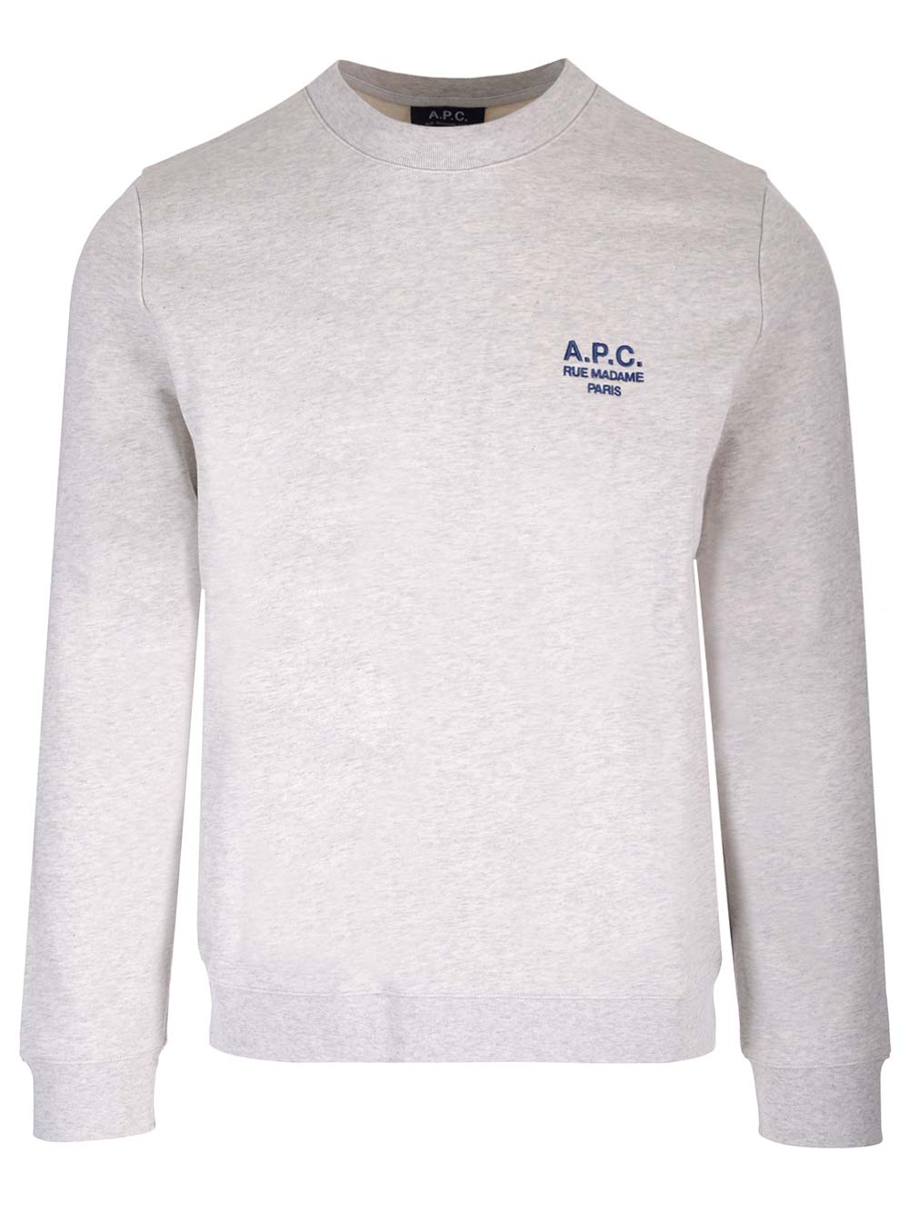 Apc Organic Cotton Sweatshirt In Gray