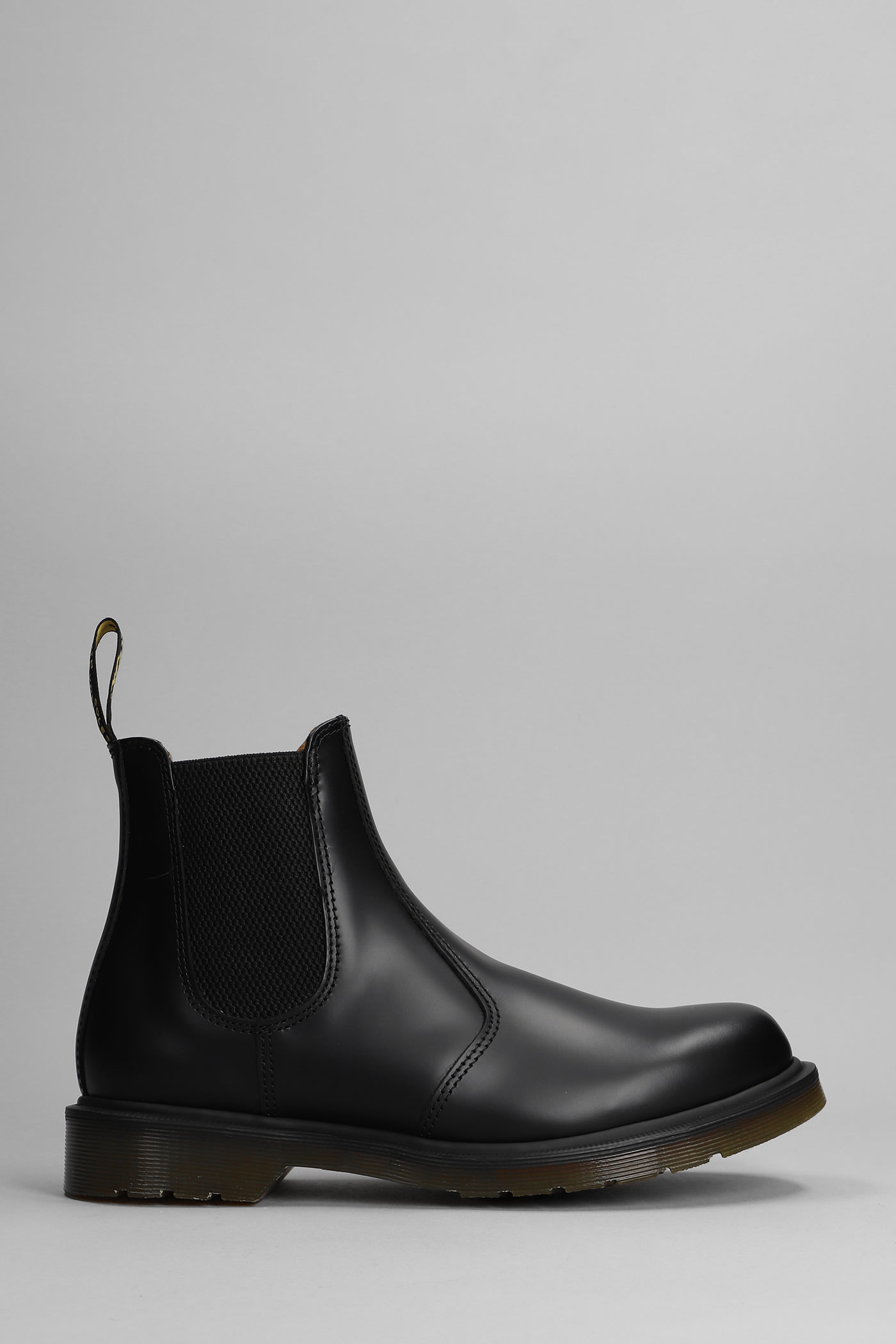 Dr. Martens 2976 Low Heels Ankle Boots In Black Leather