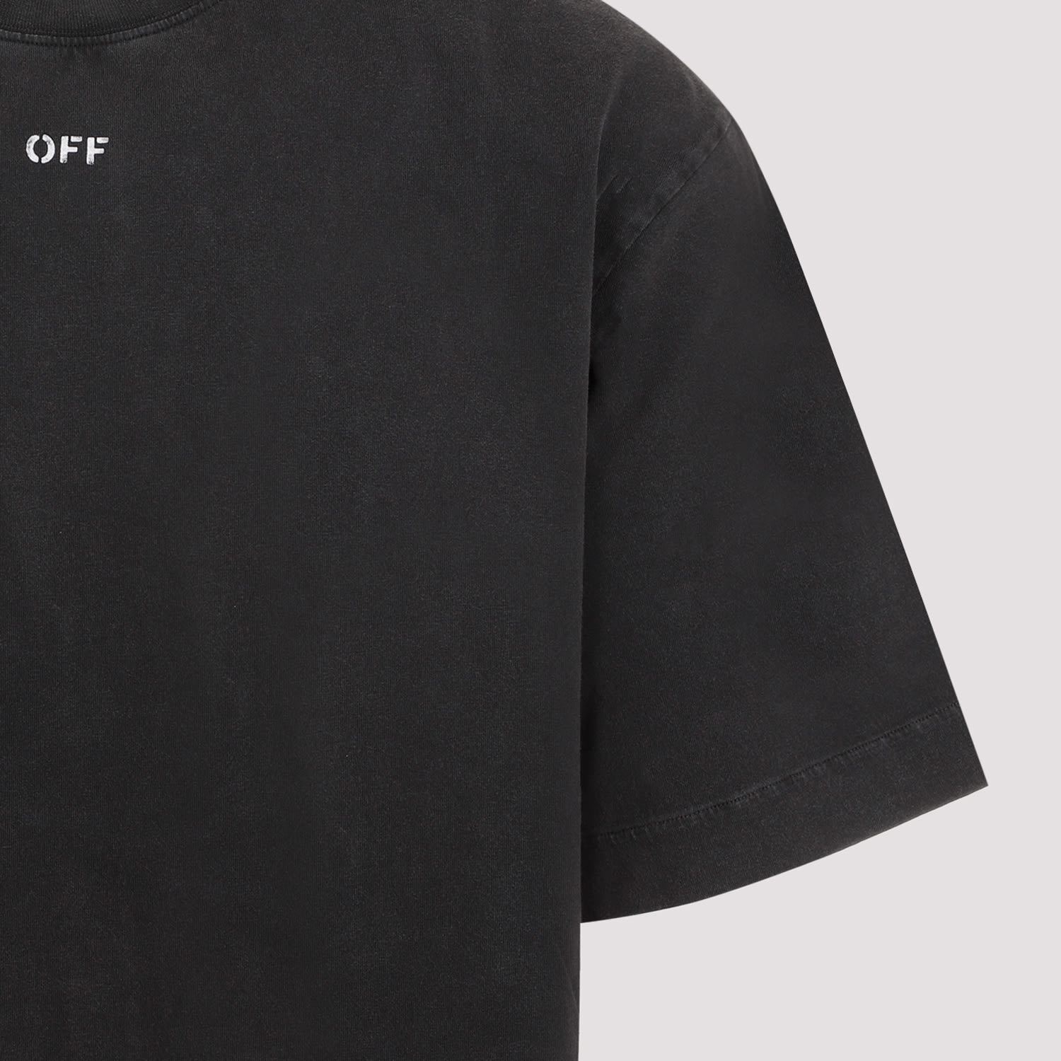 Shop Off-white Matthew Skate T-shirt In Black Grey