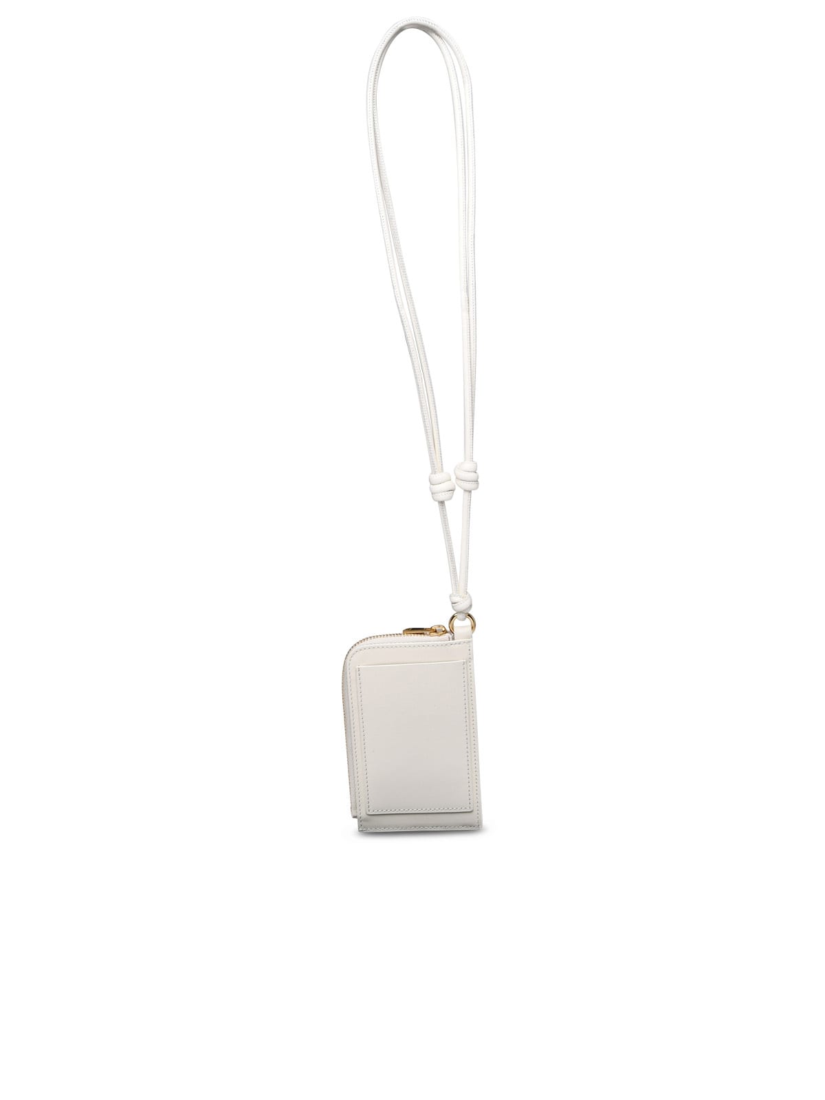 Jil Sander Ivory Leather Cardholder In Ivory