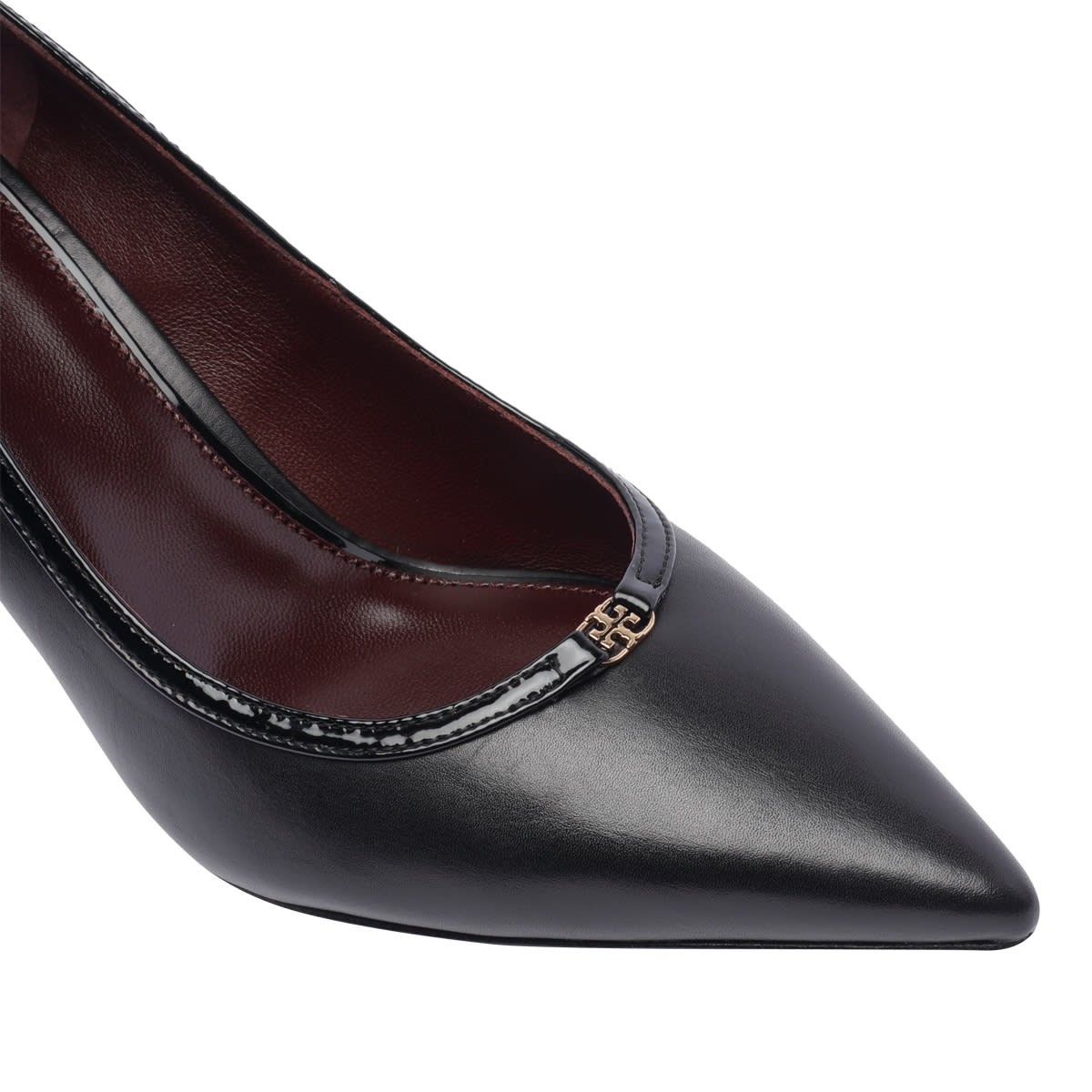 Tory Burch Double T Buckle Pump 80mm In Black