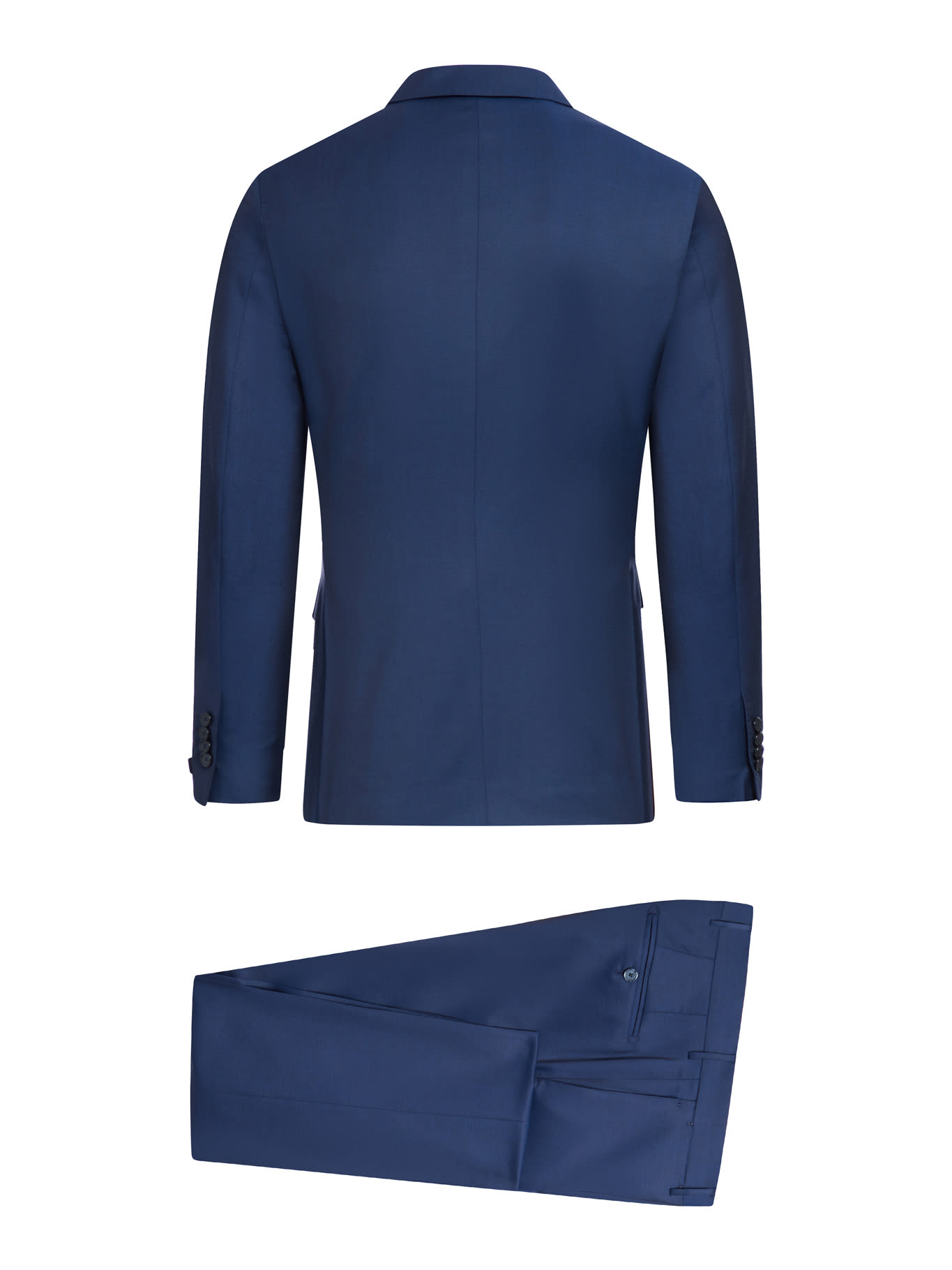 Shop Tagliatore Suit+gilet In Blue