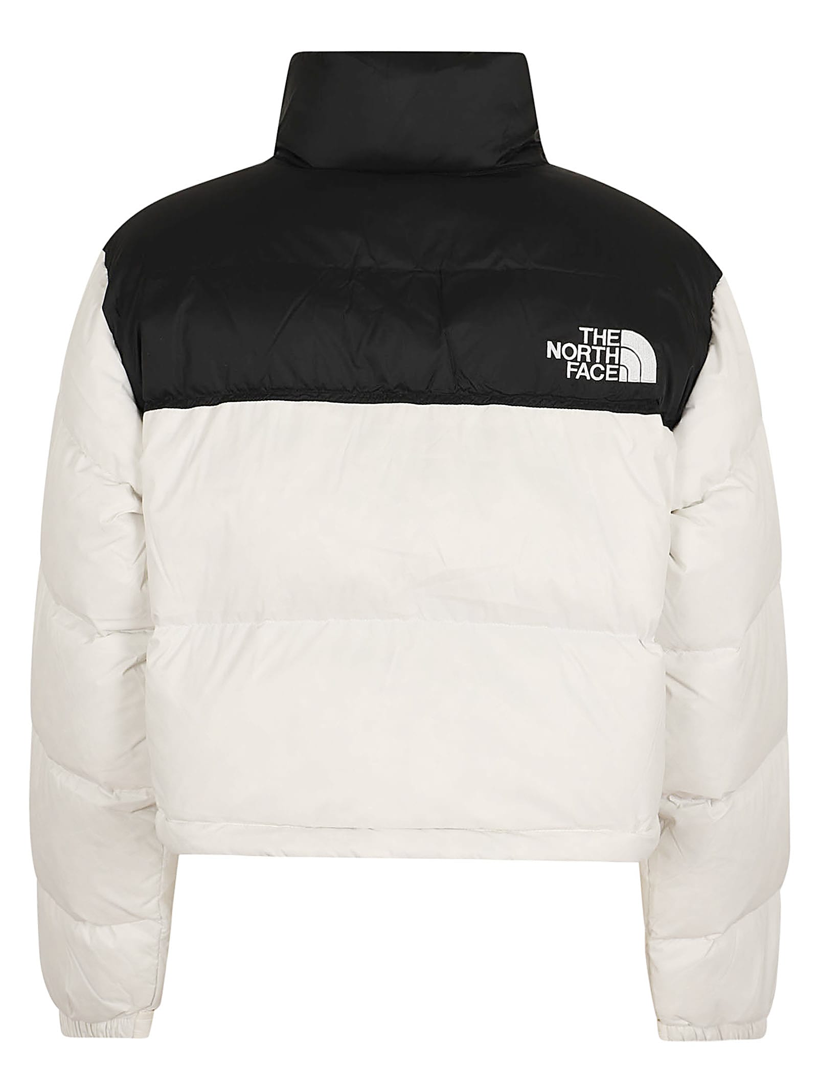 Shop The North Face Women S Nuptse Short Jacket In White