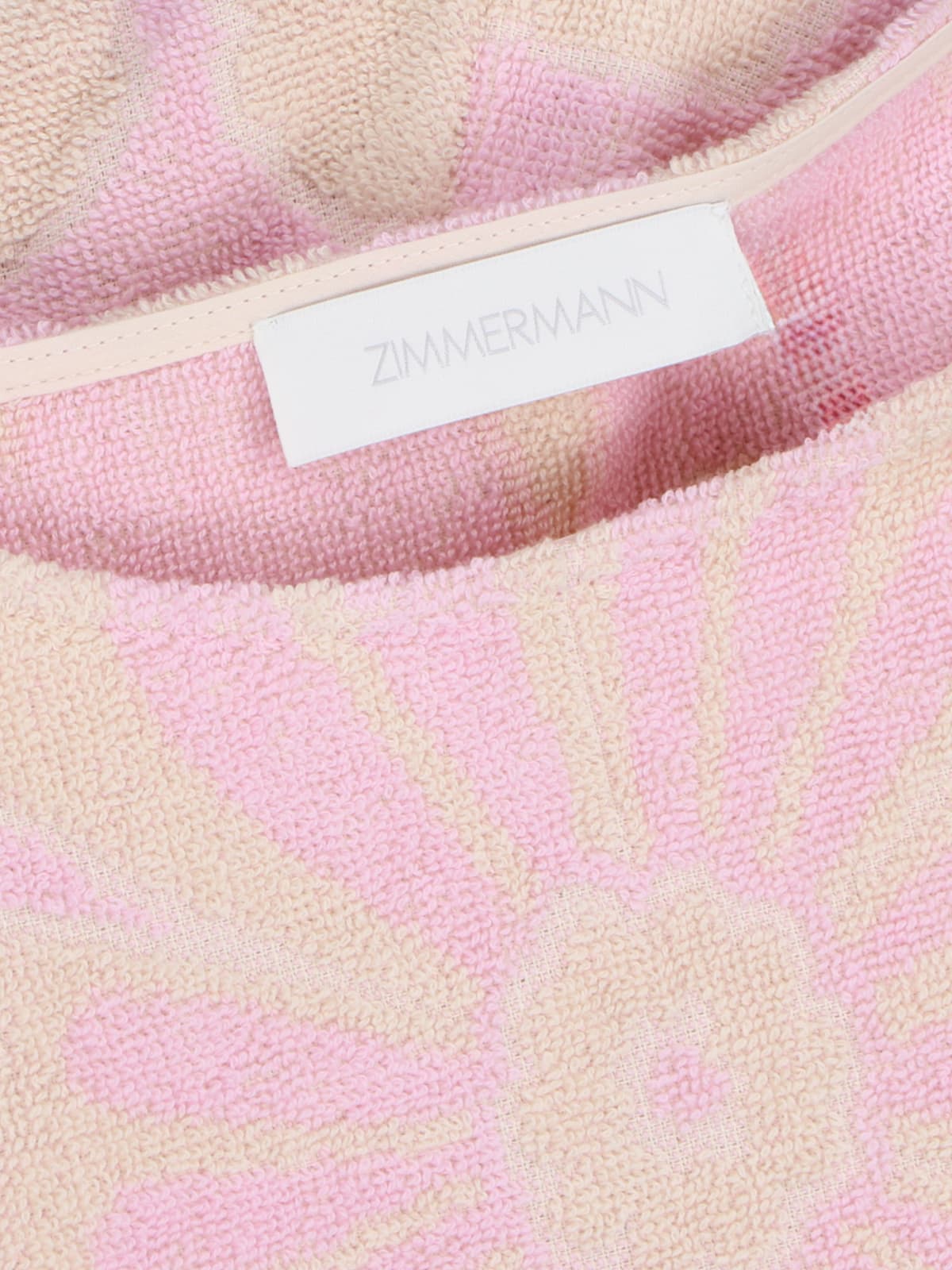 Shop Zimmermann Pop Crop Top In Pink