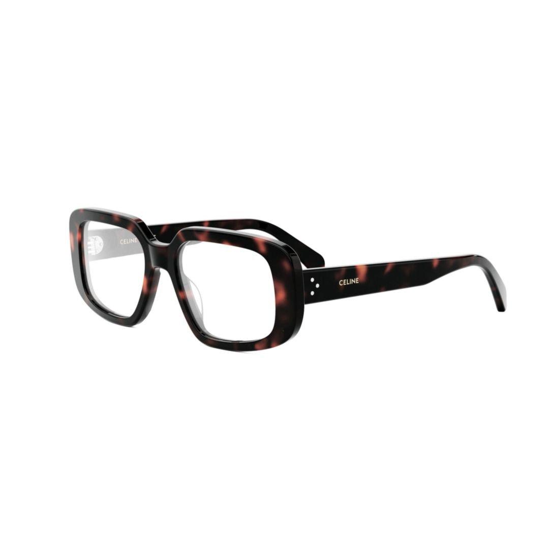 Shop Celine Rectangle Frame Glasses In 052
