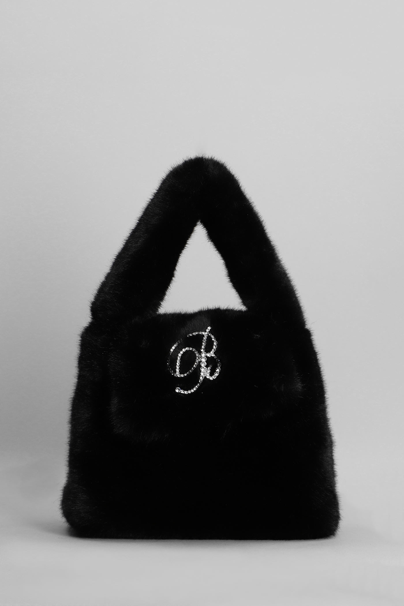 Blumarine Hand Bag In Black Polyester