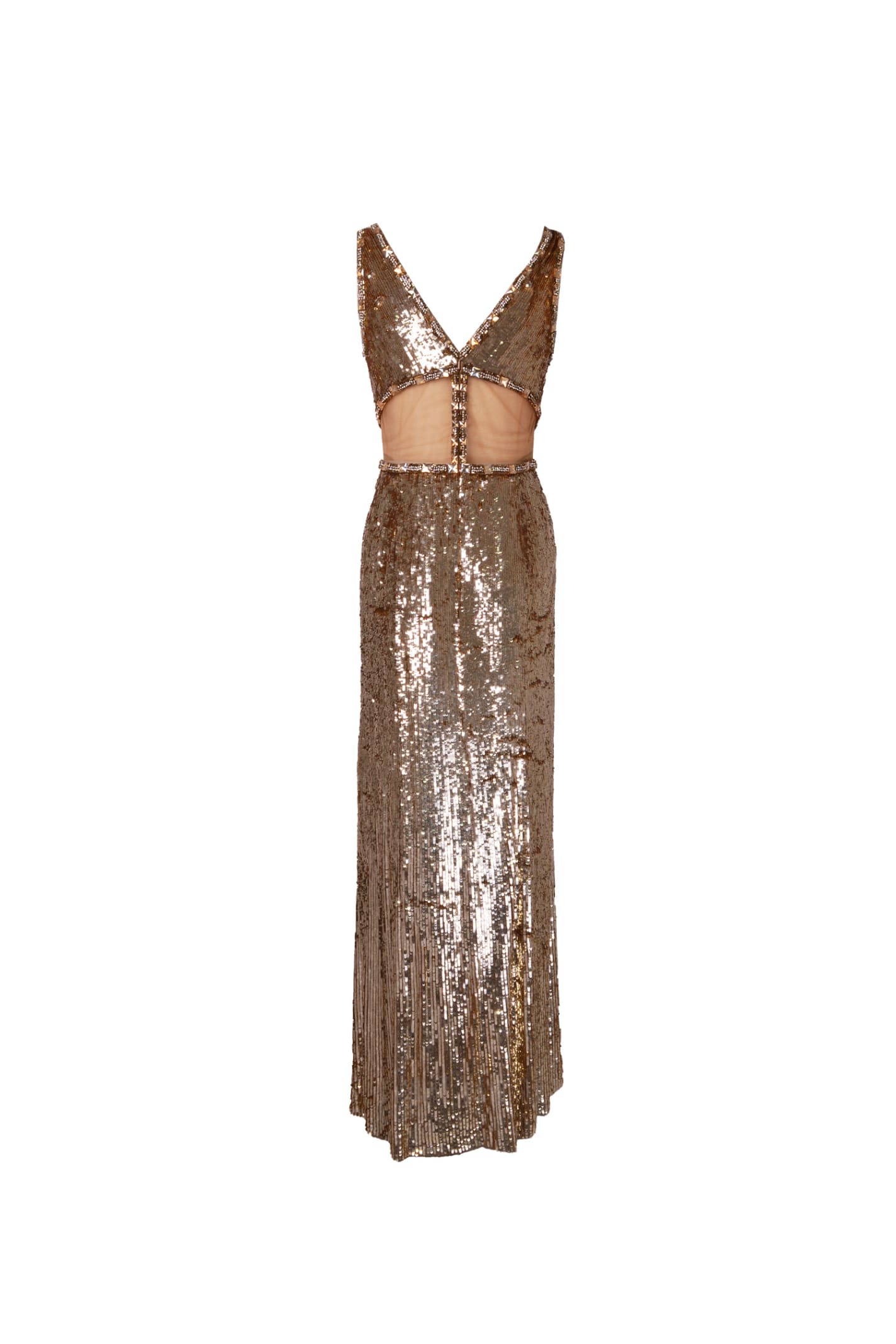Shop Jenny Packham Dress In Golden