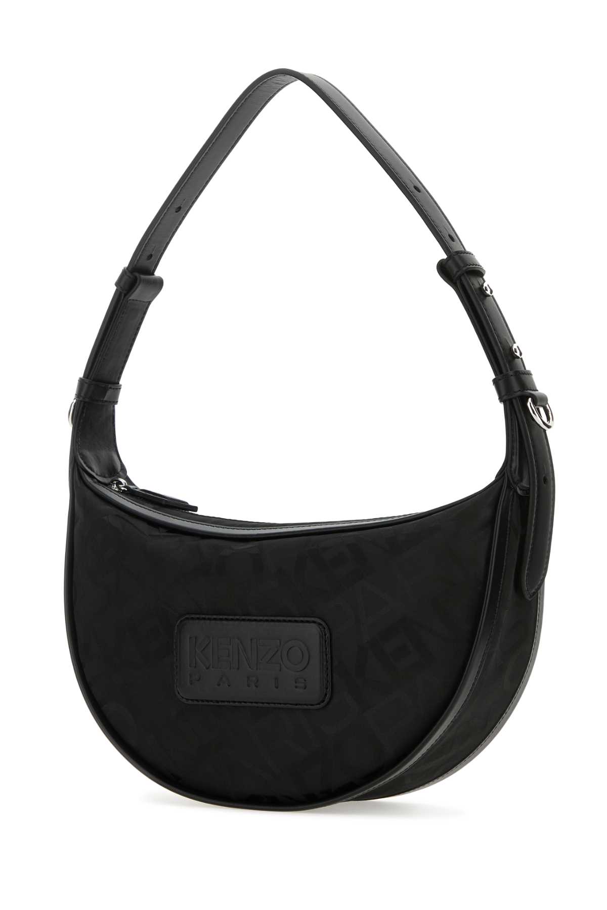 Shop Kenzo Black Fabric  18 Shoulder Bag