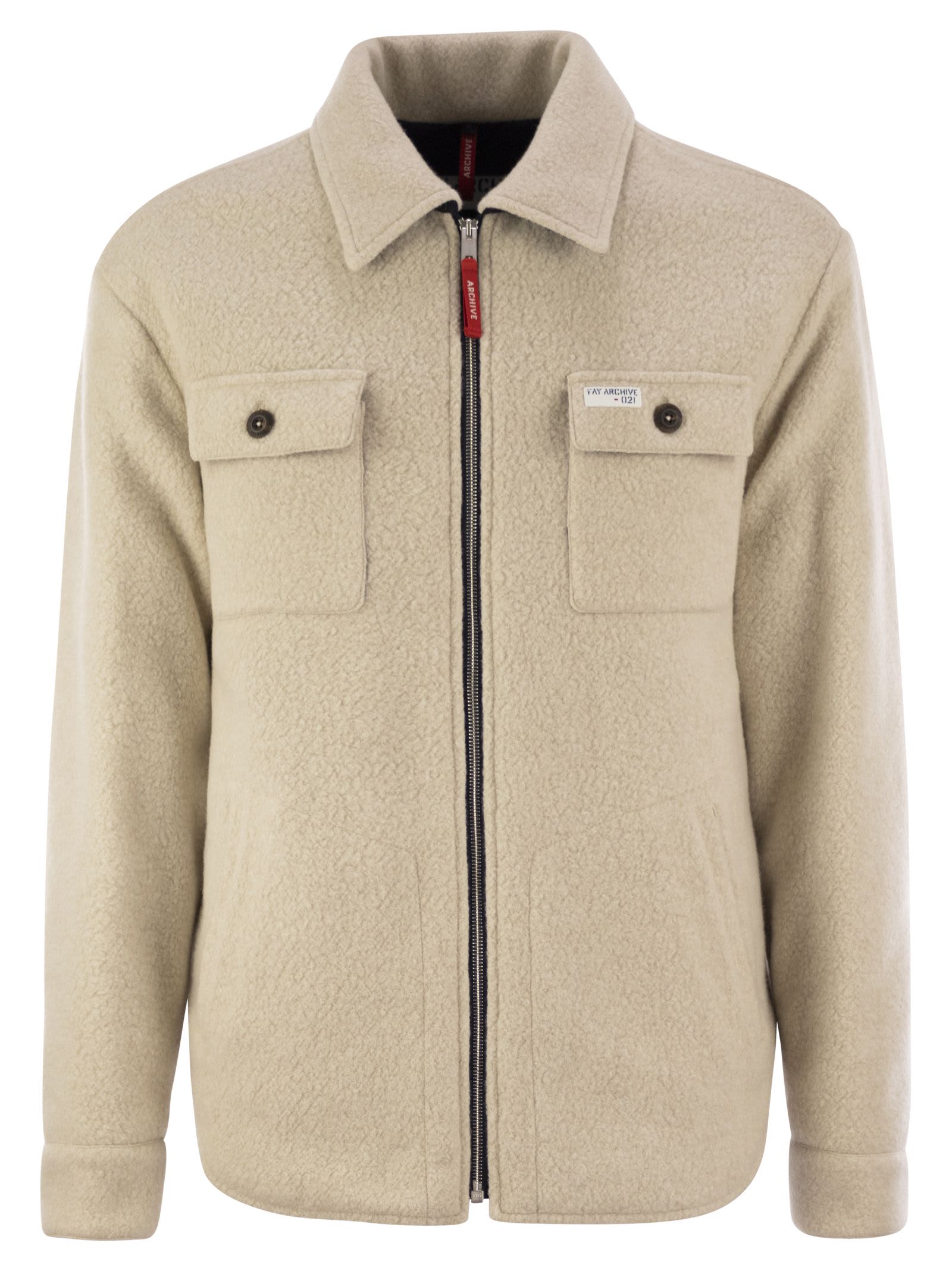 Sand Wool Blend Jacket