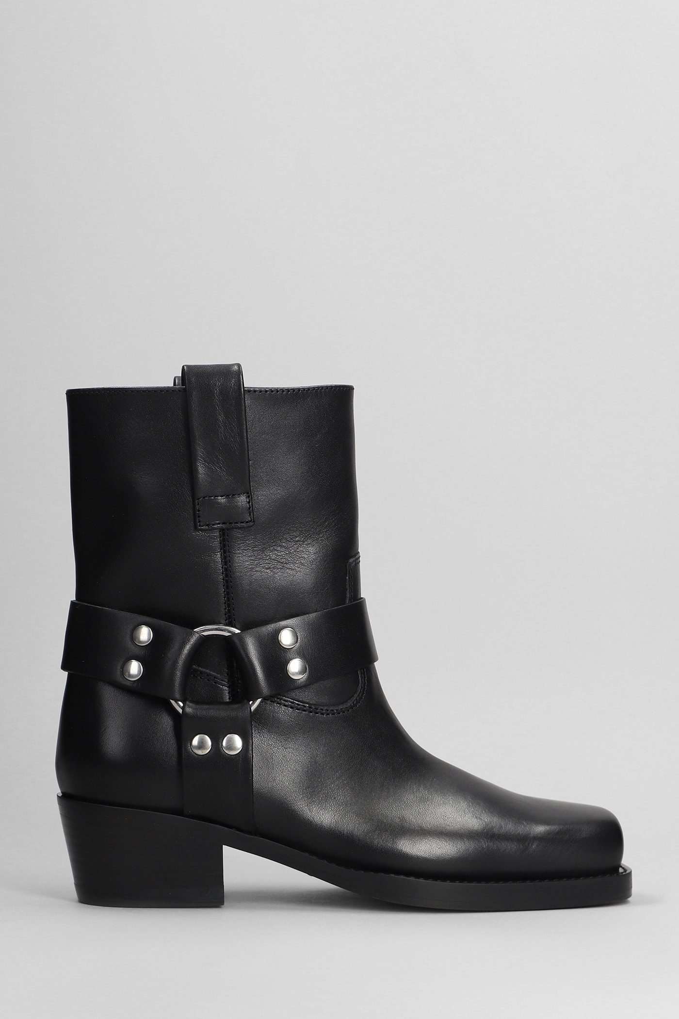 Roxy Ankle Boot Texan Ankle Boots In Black Leather