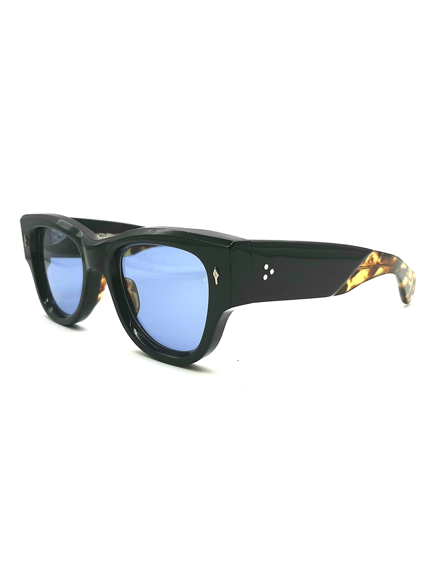 Shop Jacques Marie Mage Chelsea Sunglasses In ,noir