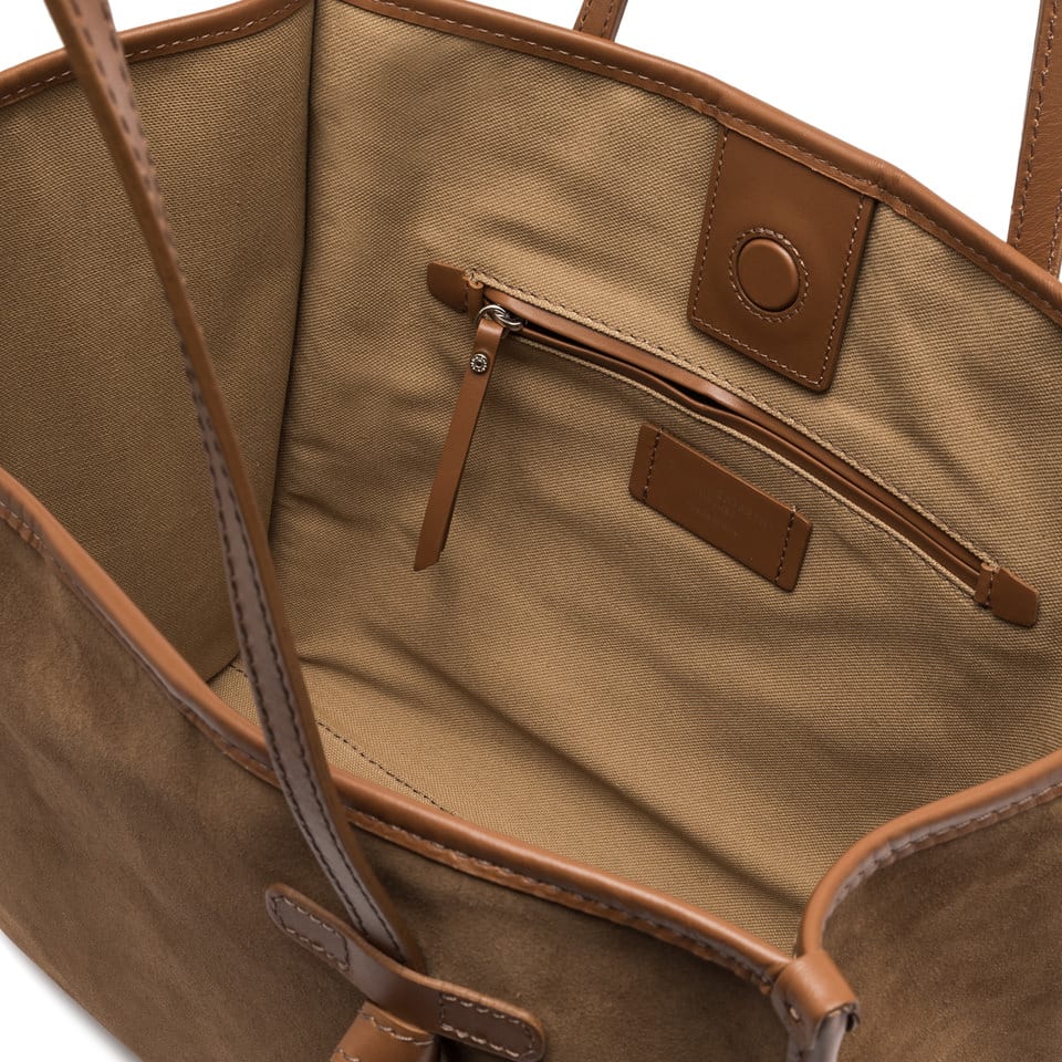 Shop Gianni Chiarini Marcella Bag In Cognac