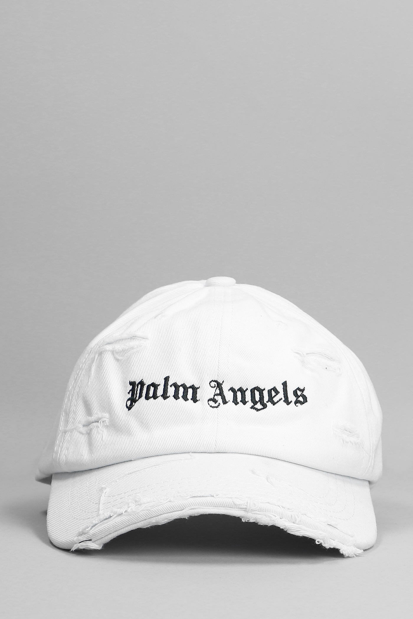 Palm Angels Hats In White Cotton