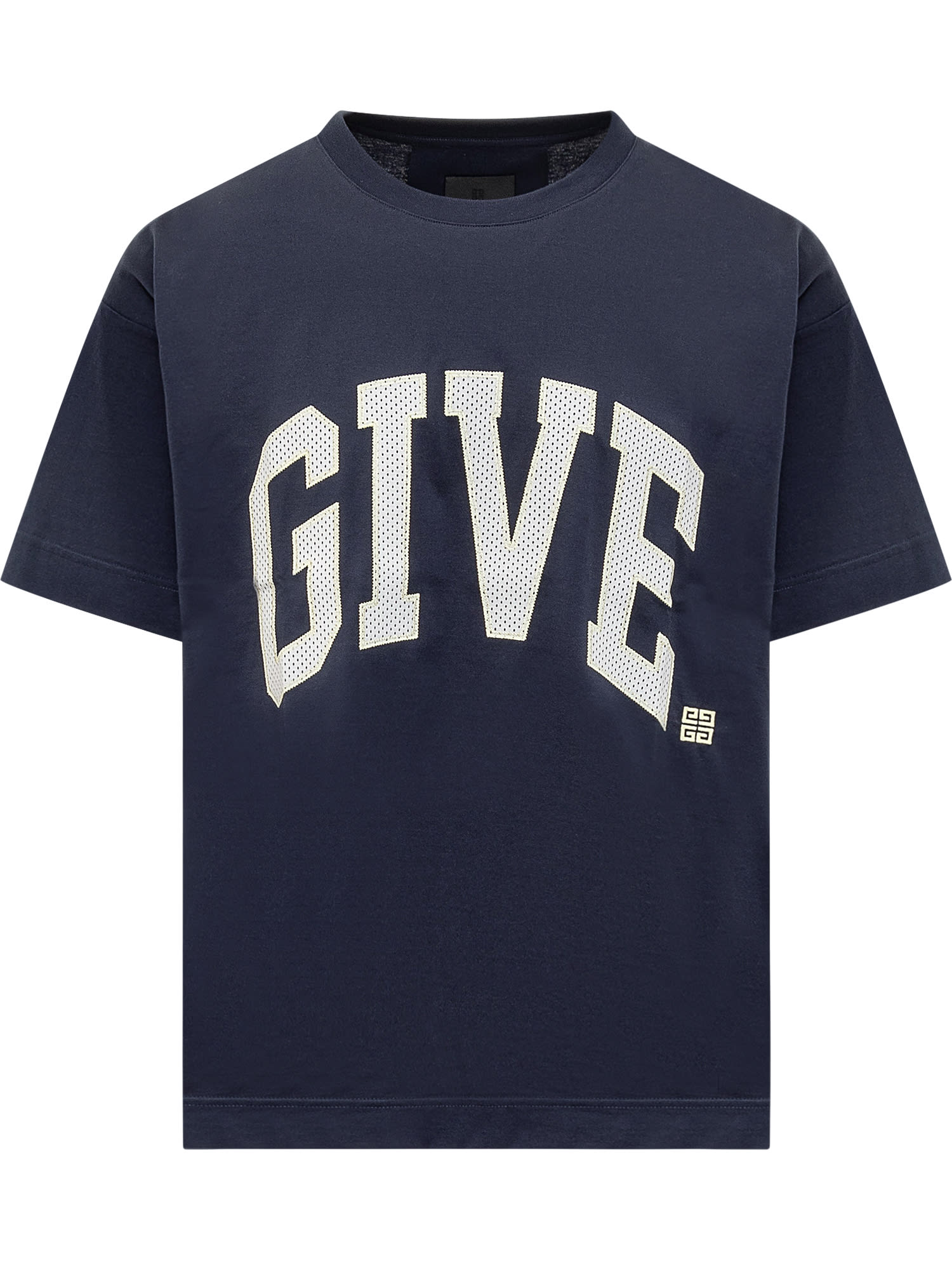 Shop Givenchy T-shirt With Logo In Medium Blue