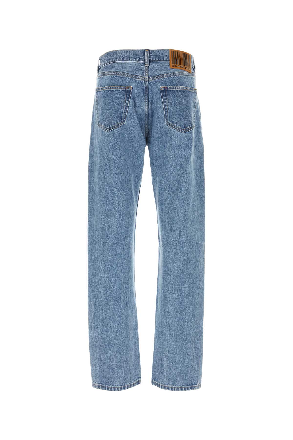 Shop Vtmnts Denim Jeans In Blue