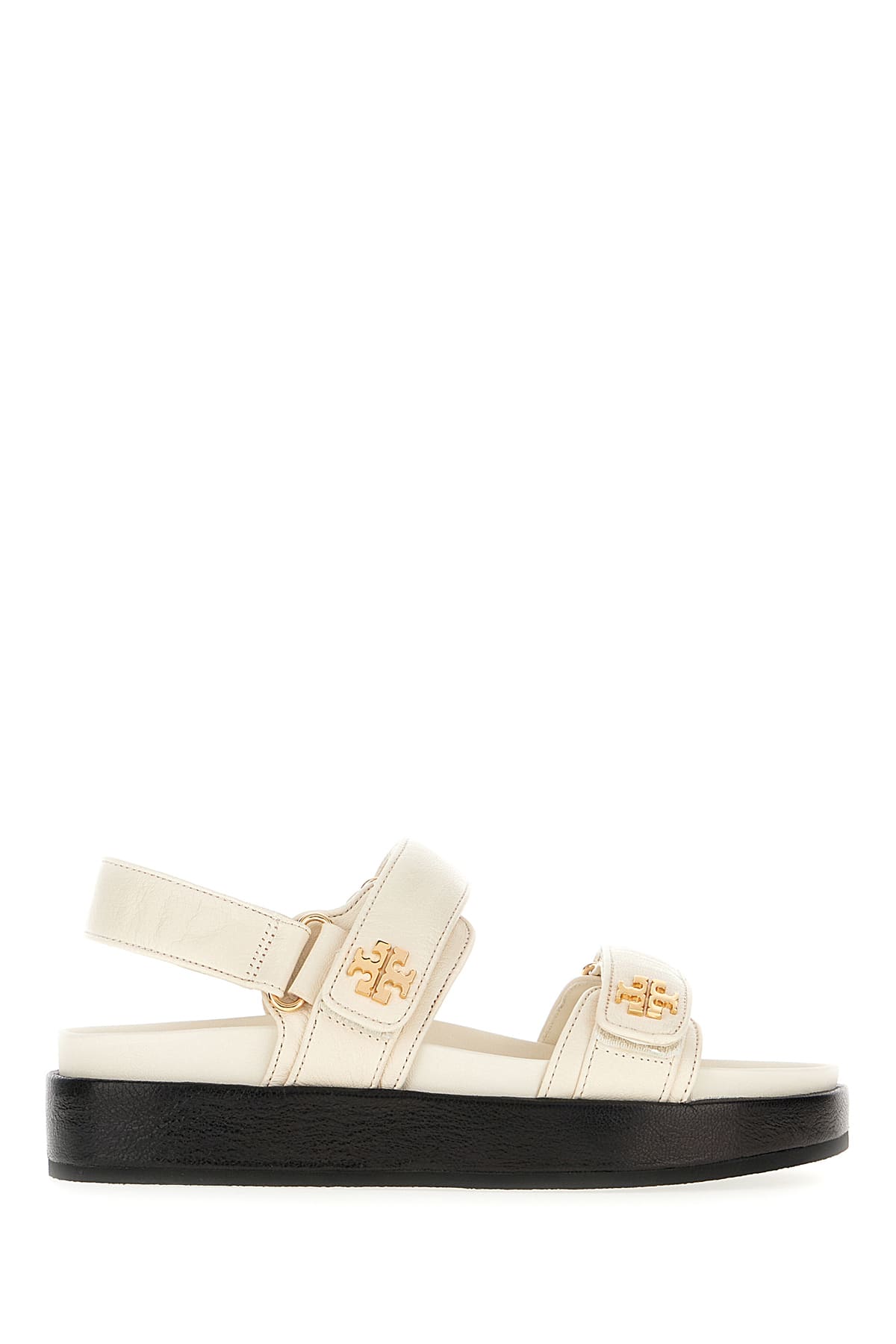 Shop Tory Burch Ivory Leather Kira Sandals In New Ivory