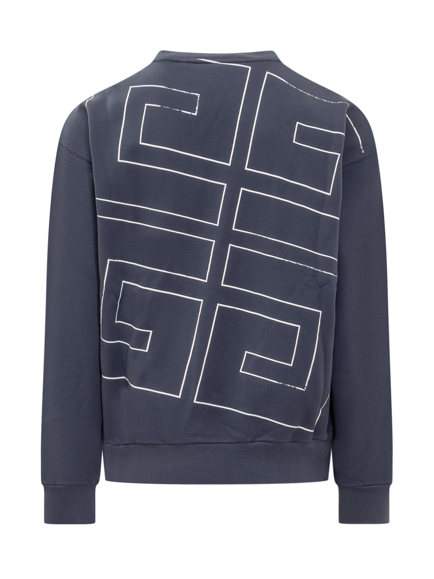 Shop Givenchy Sweatshirt In Deep Blue