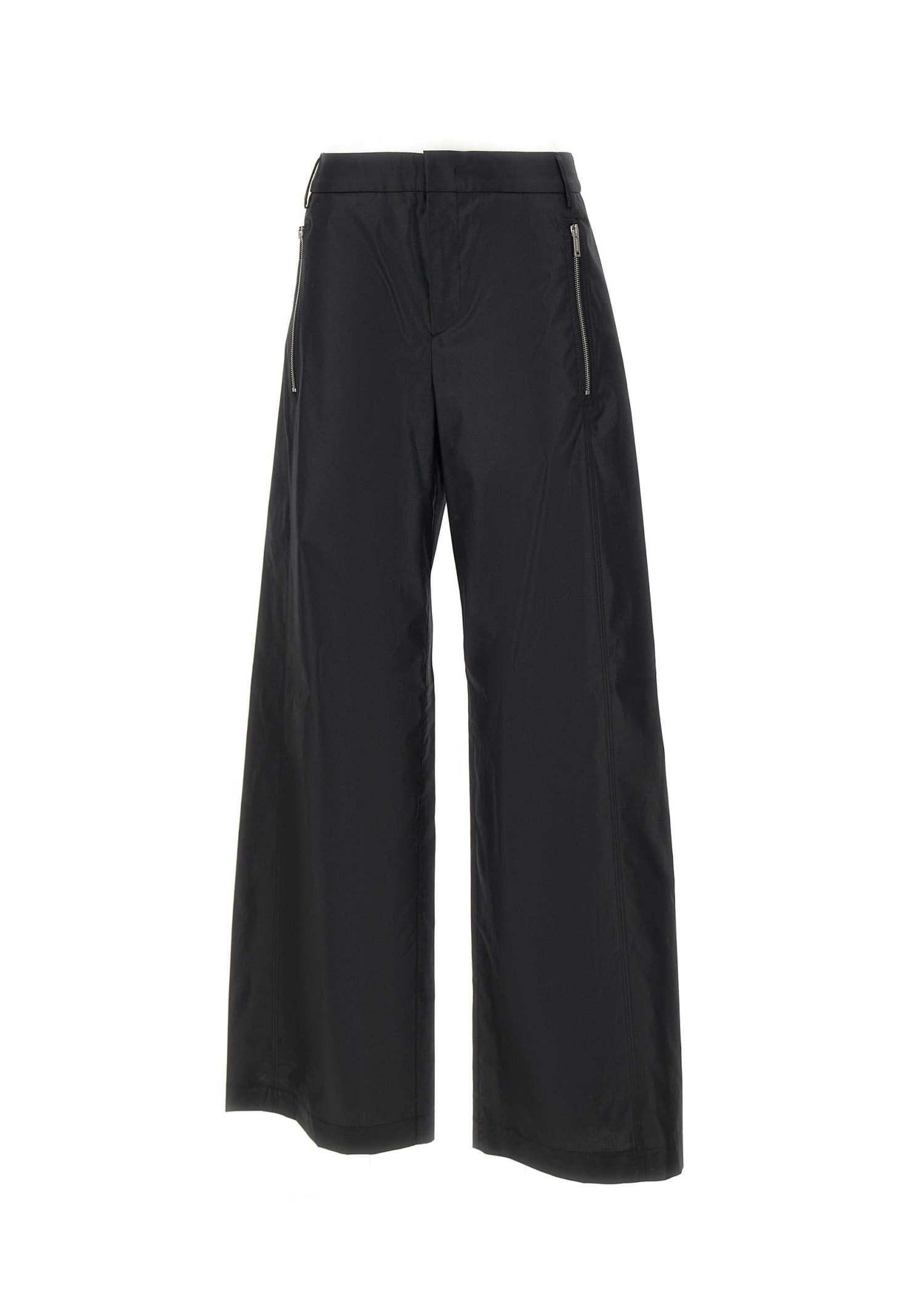 Cinched Cotton Trousers