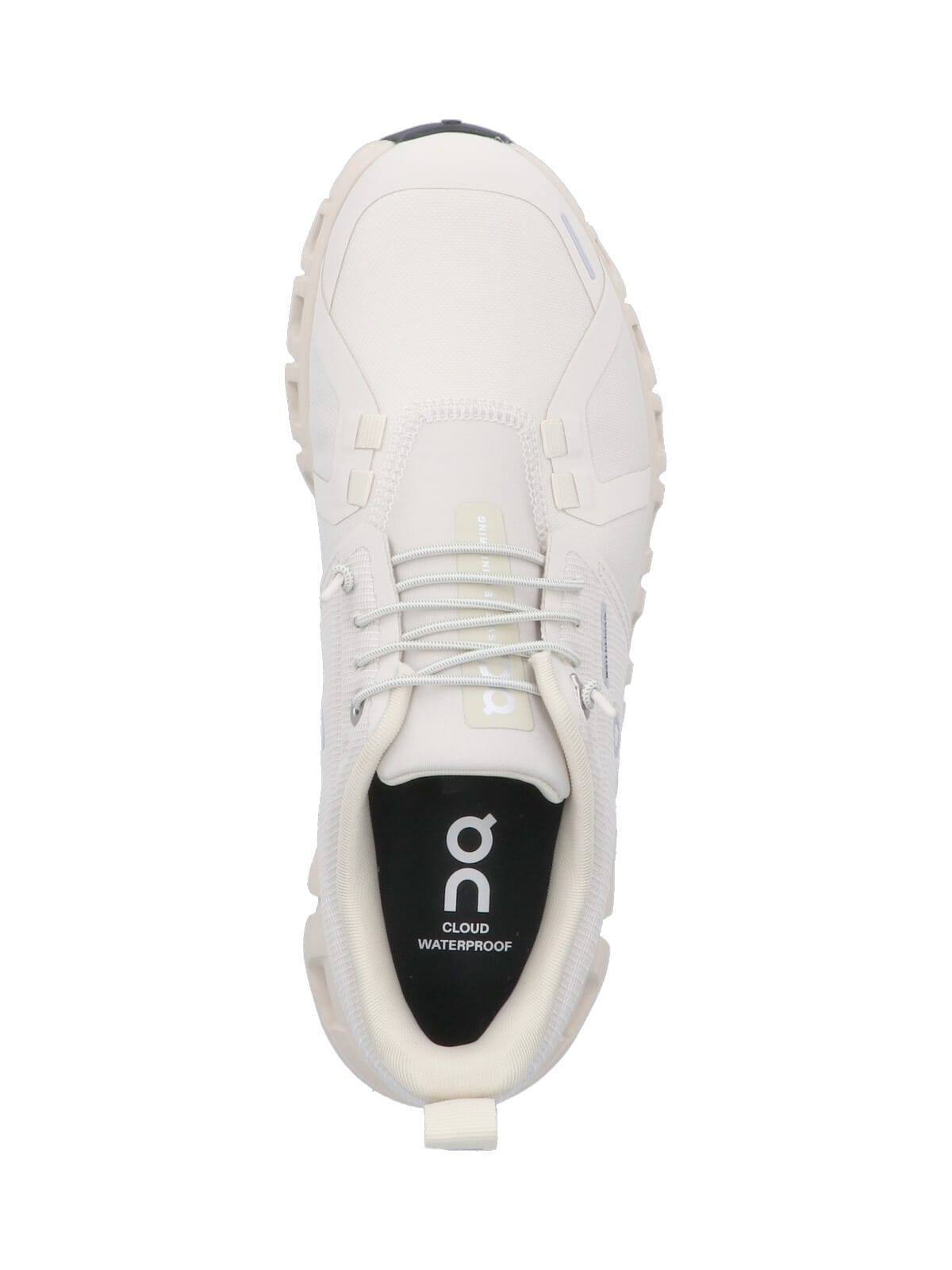 On Pearl Cream White Textile Cloud 6 Wp Sneakers In White