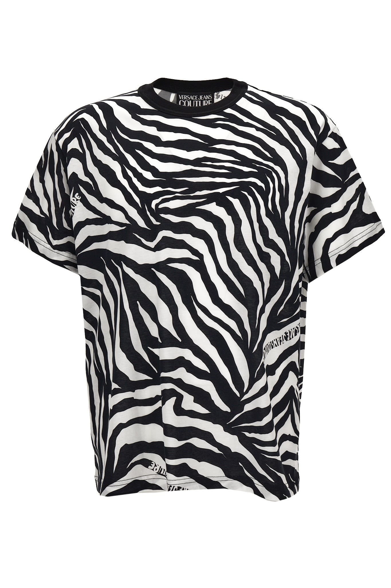 Shop Versace Jeans Couture T-shirt In Black