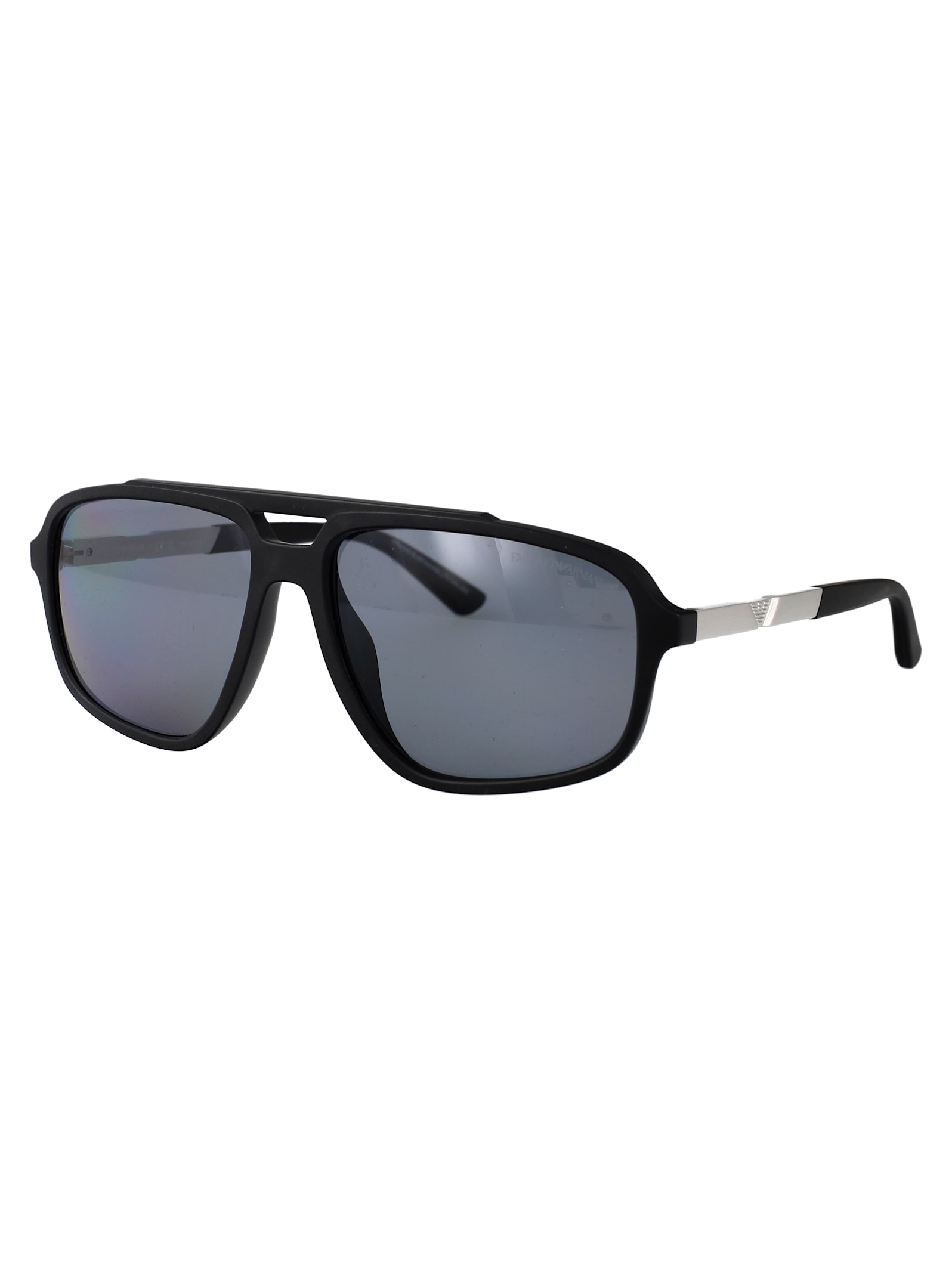Emporio Armani Aviator Sunglasses 0 Ea4236 U 5001 T3 In Gray