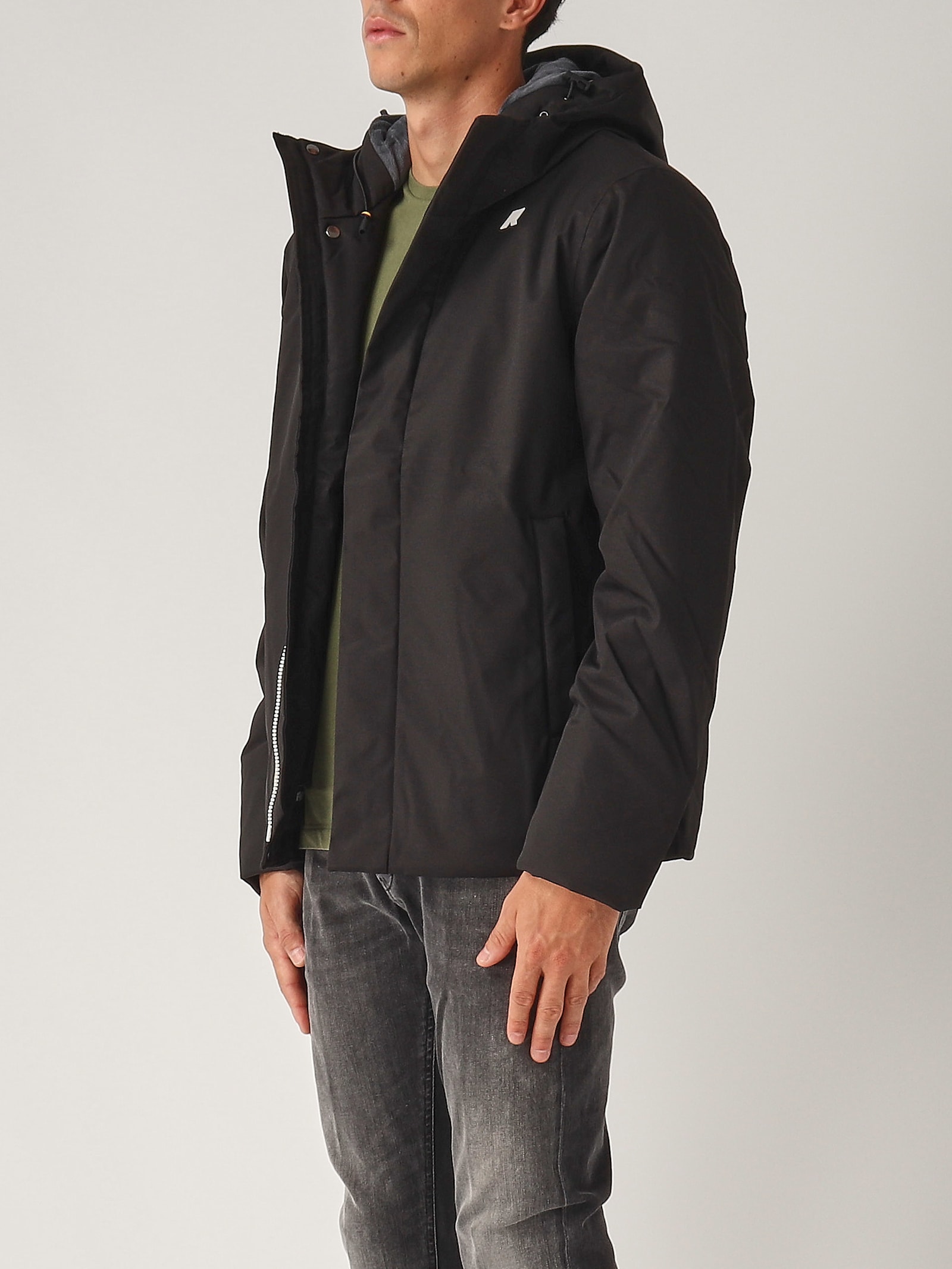 Shop K-way Jacko Twill Marmotta Jacket In Nero