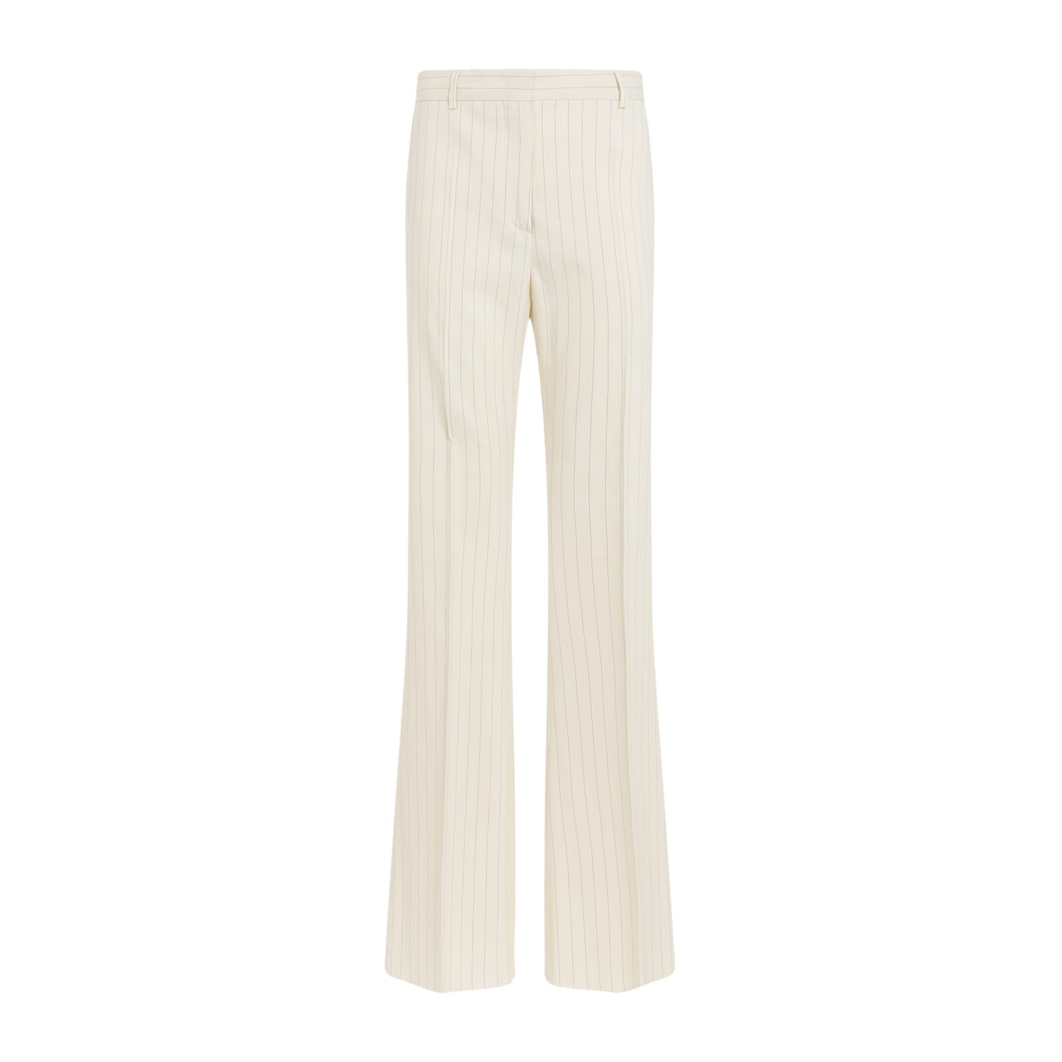 Shop Sportmax Tritone Pants In Vaniglia