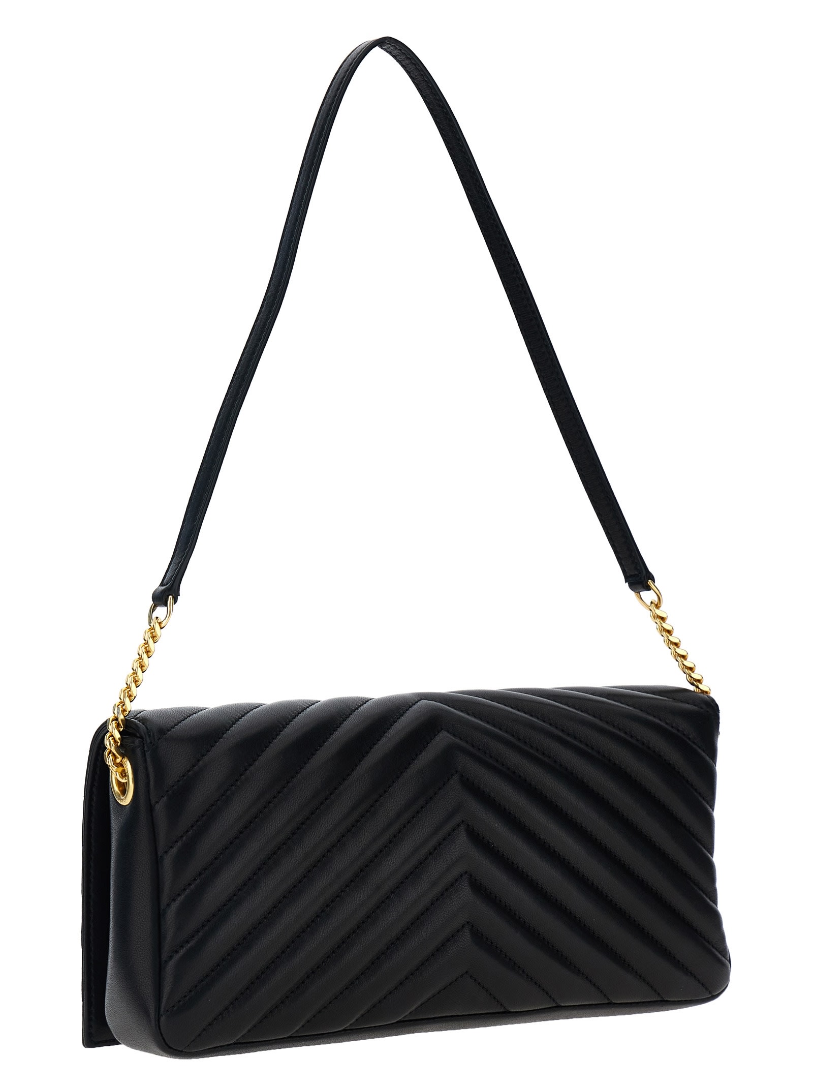 Saint Laurent Kate 99 Shoulder Bag In Black