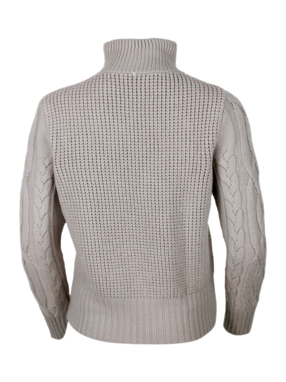 Shop Lorena Antoniazzi Sweater In Beige