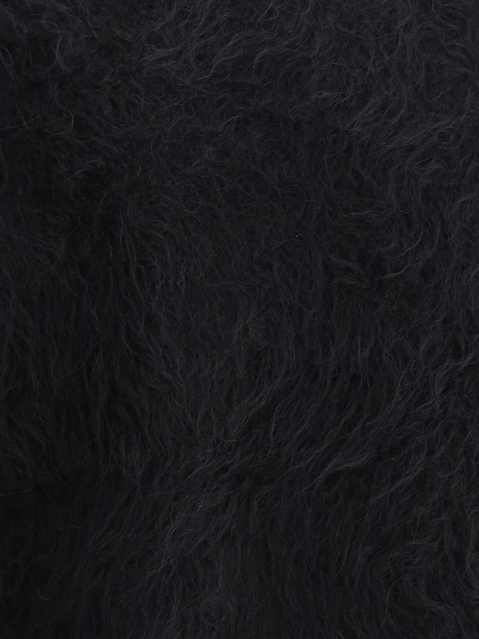 Séfr Haru Sweater Black Alpaca In Brown