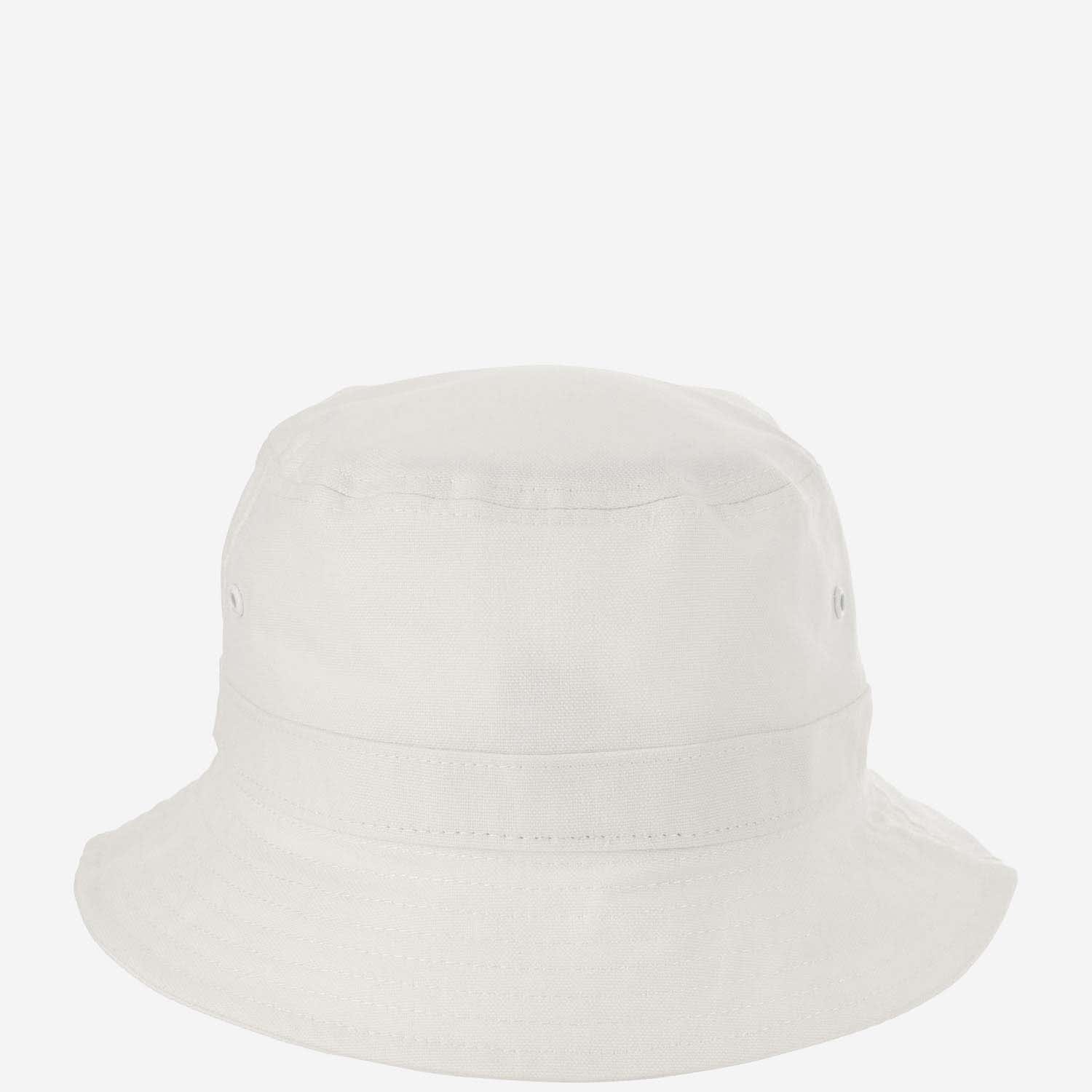 Shop Carhartt Canvas Bucket Hat With Logo In White