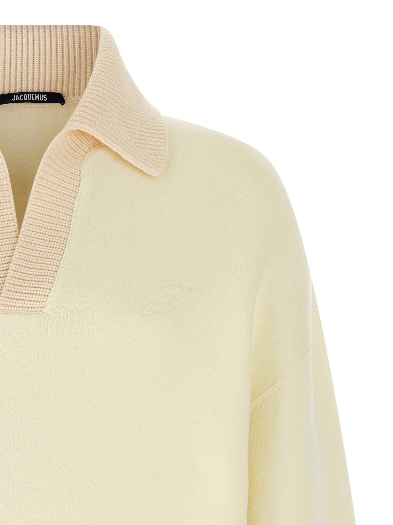 Jacquemus Ribbed Collar Long Sleeves Sweater In Multi