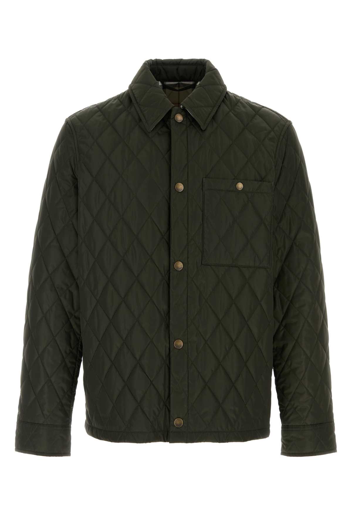 Olive Green Nylon Jacket