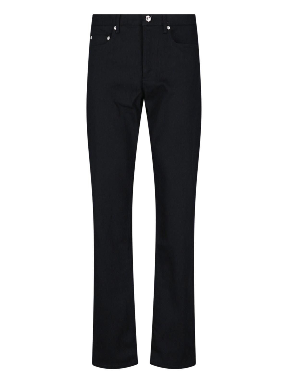 Shop Apc Slim Jeans In Black