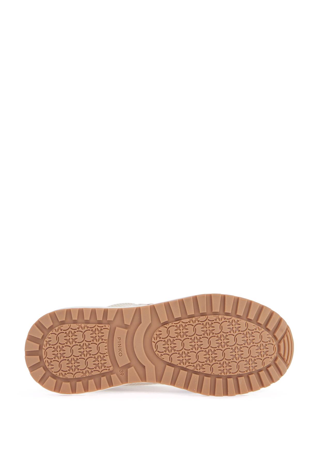 Shop Pinko Gem 07 Sneakers In Sand