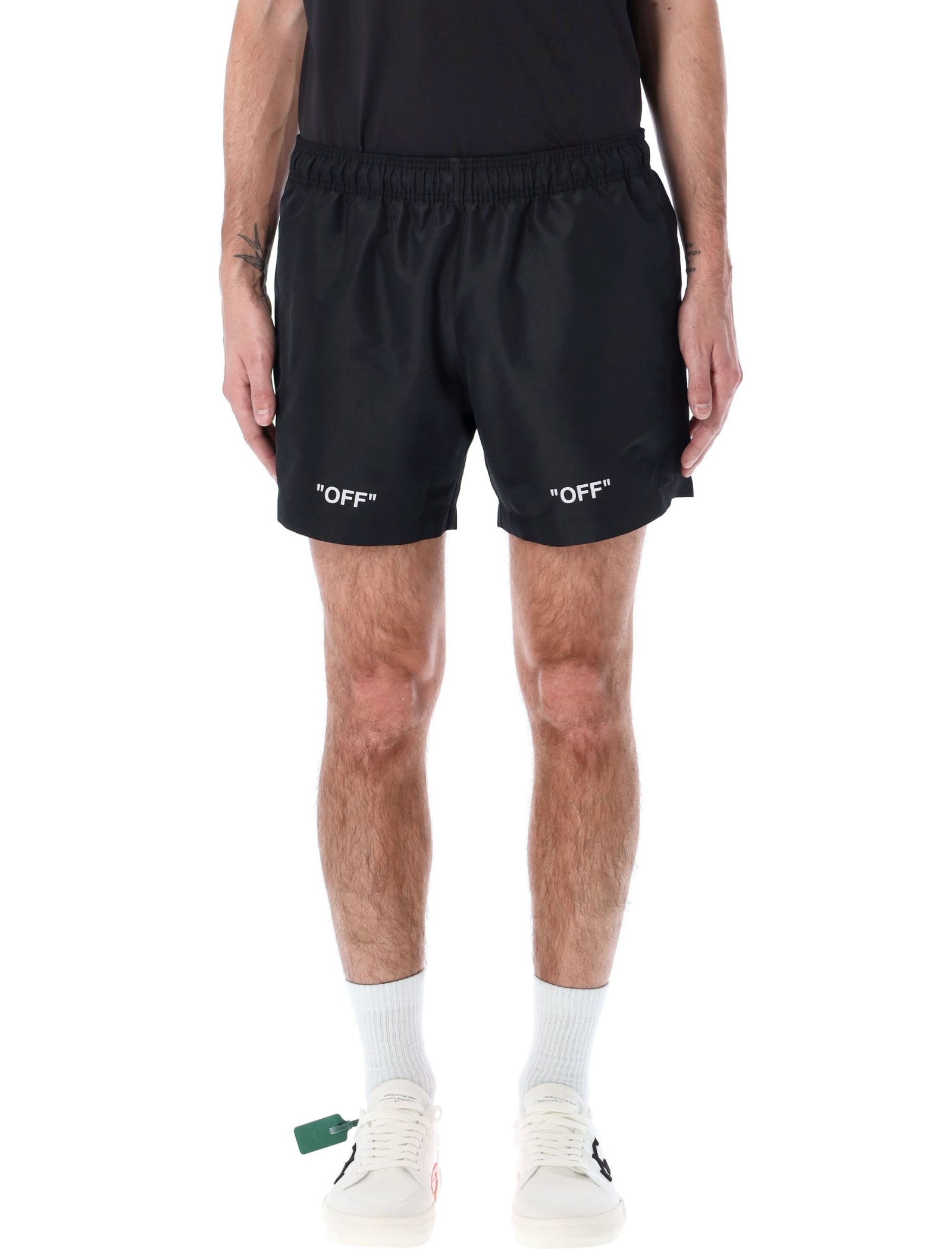 Off-White Off Quote Swimshorts