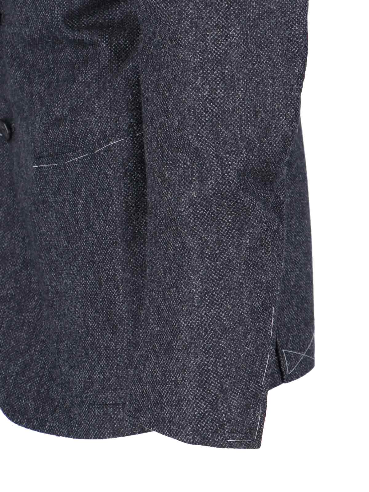 Cesare Attolini Single-breasted Virgin Wool Blazer In Gray