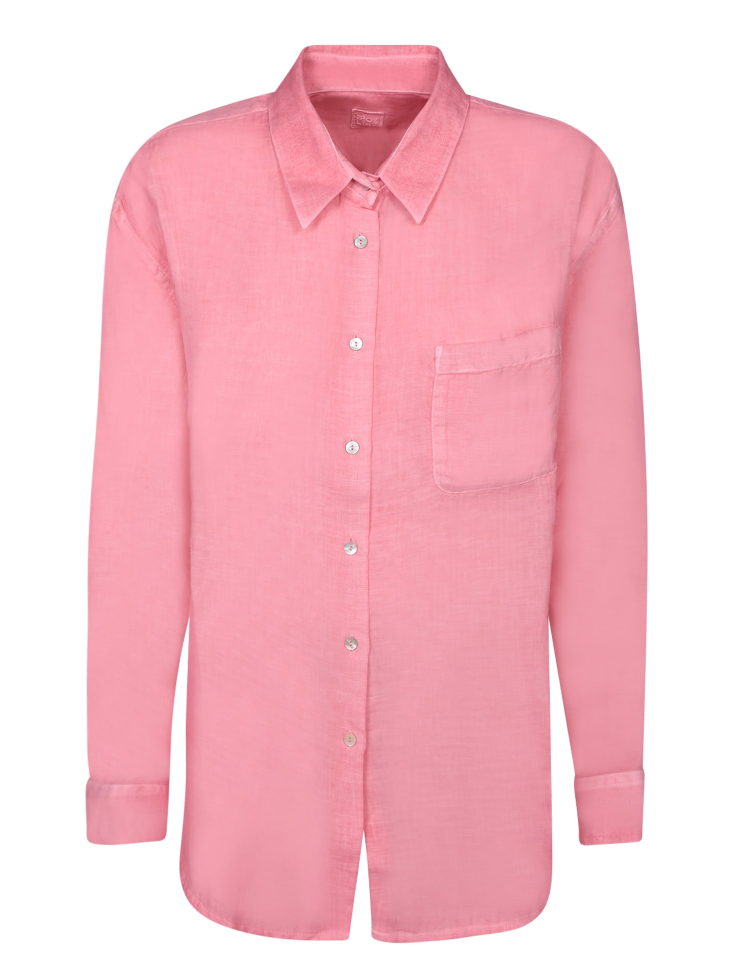 Regular Fit Geranium Linen Shirt