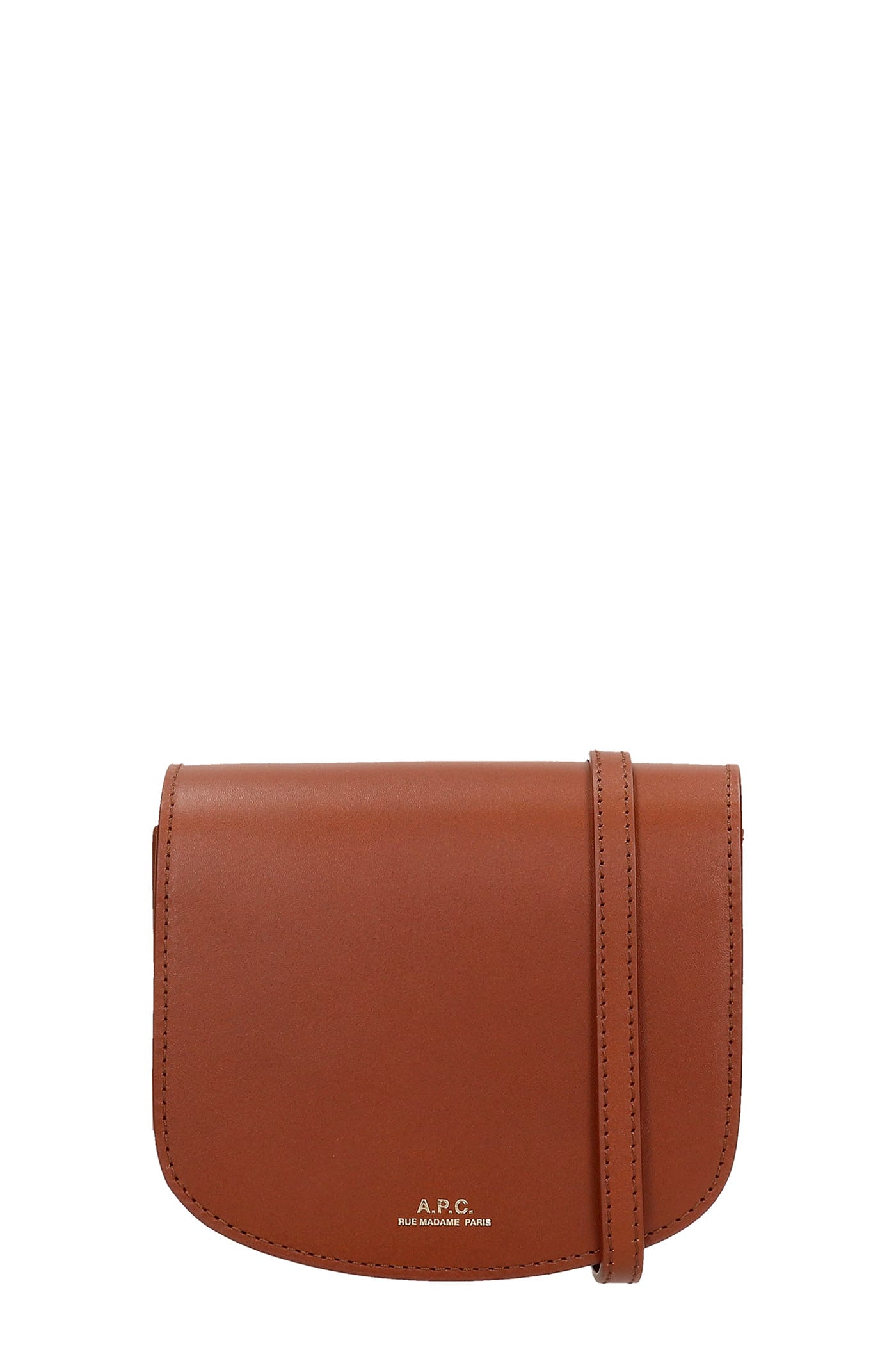 A.P.C. Dina Shoulder Bag In Leather Color Leather