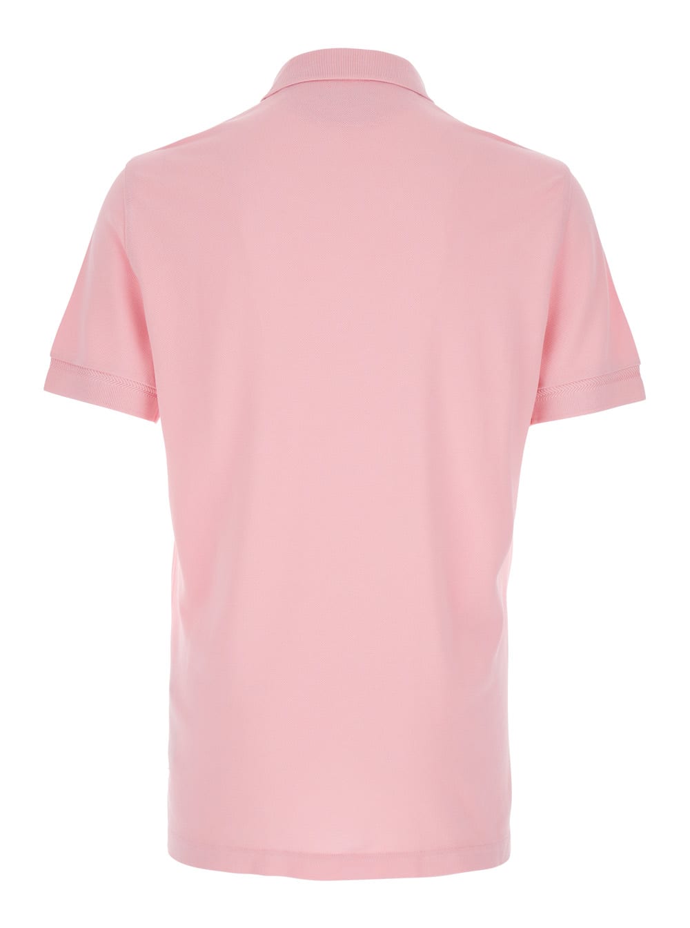 Tom Ford Pimk Short-sleeves Polo In Cotton Piquet Jersey Man In Pink