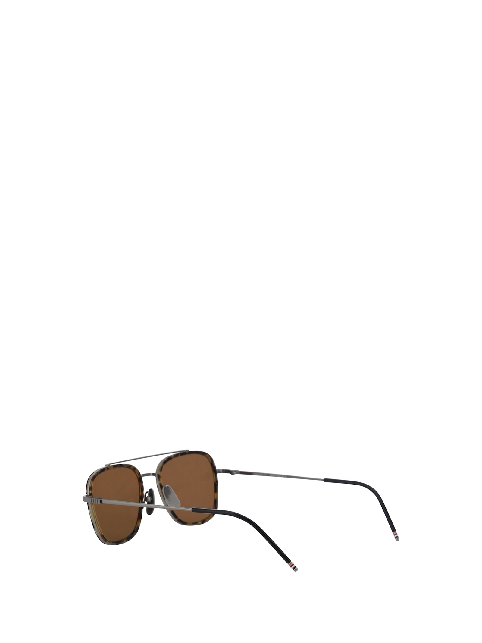 Shop Thom Browne Aviator Sunglasses In 205