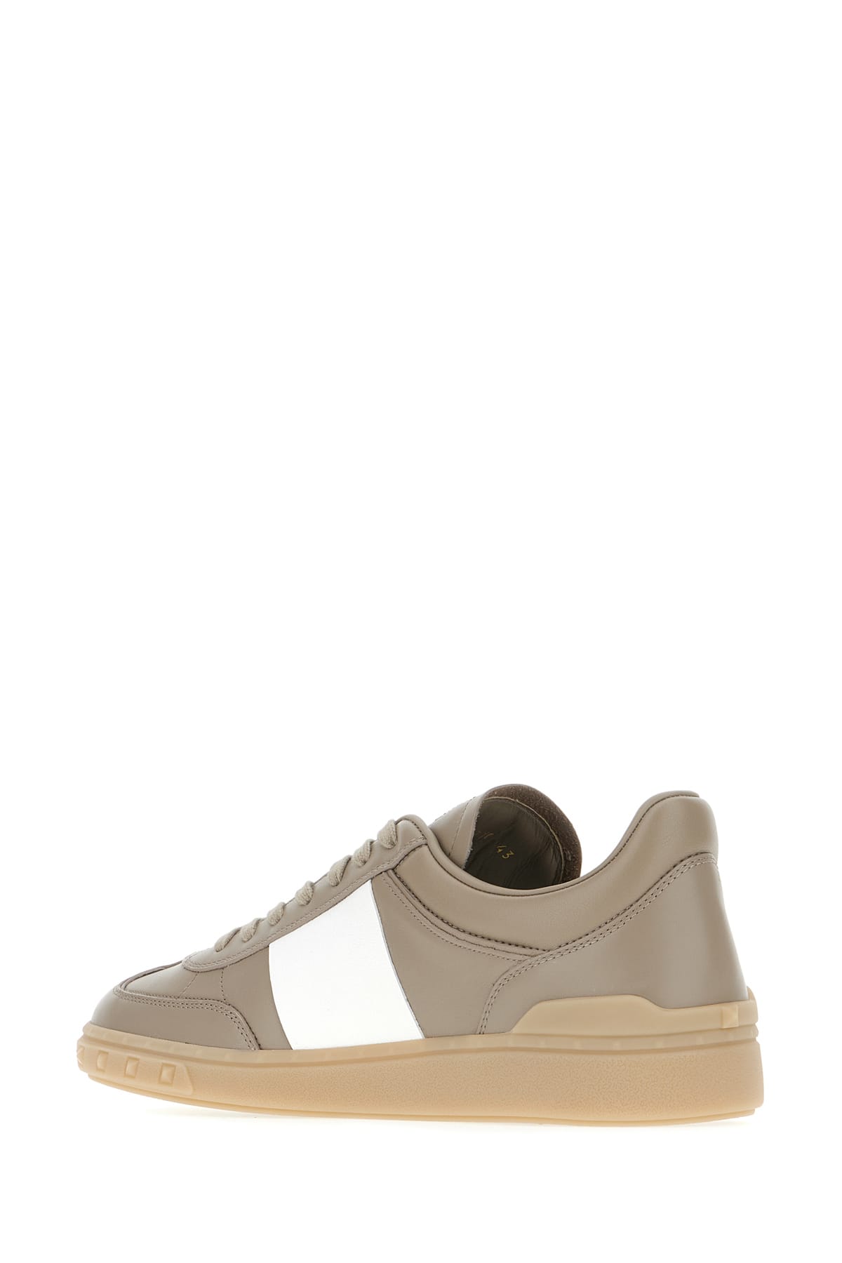 VALENTINO GARAVANI CAPPUCCINO LEATHER UPVILLAGE SNEAKERS