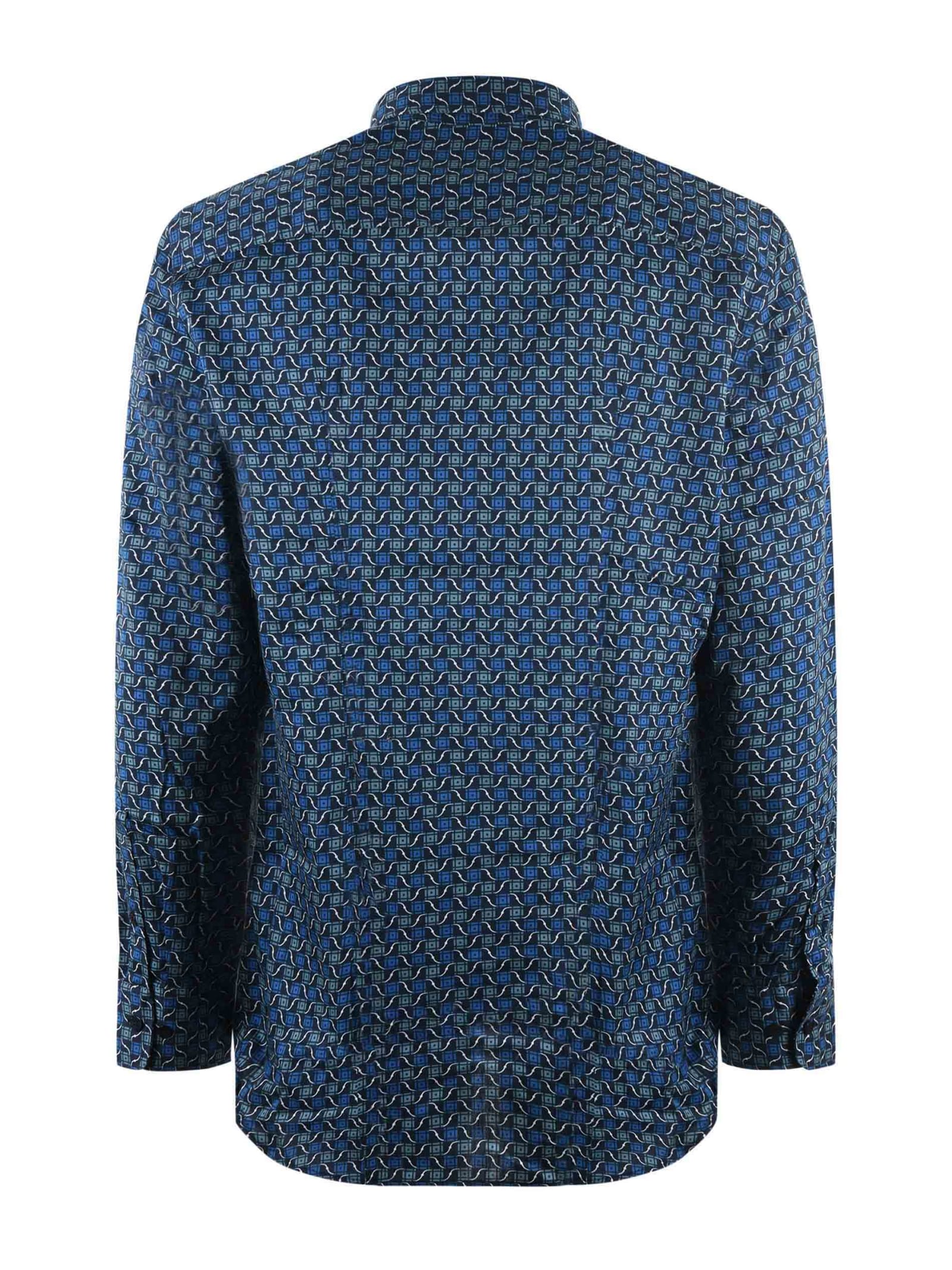 Shop Etro Shirt In Blue