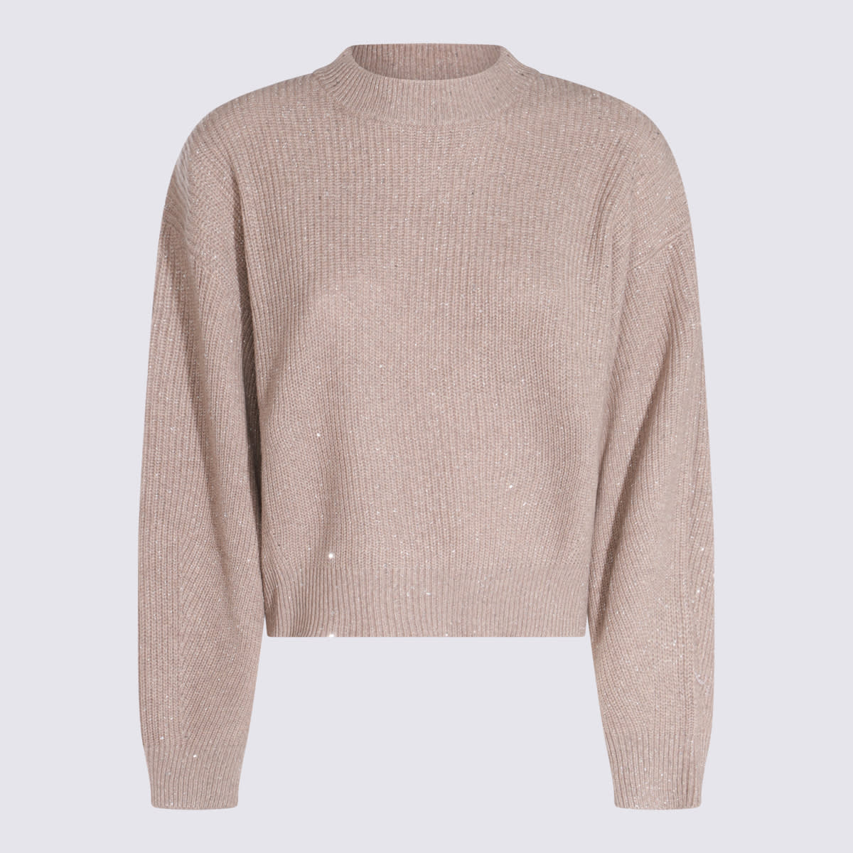 BRUNELLO CUCINELLI BEIGE WOOL KNITWEAR 