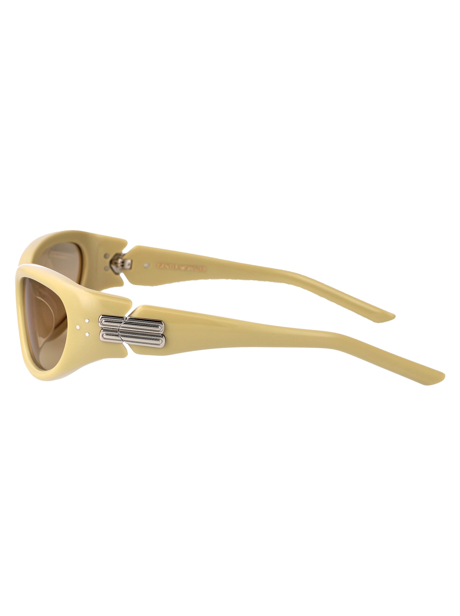 Shop Gentle Monster Memento Sunglasses In Y10 Yellow