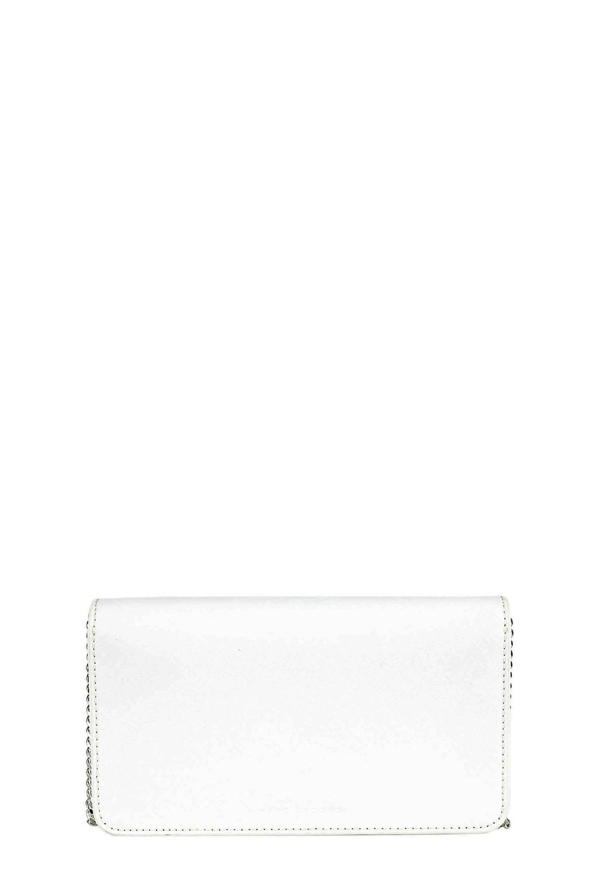 Shop Marc Jacobs The Longshot Chain Wallet In White